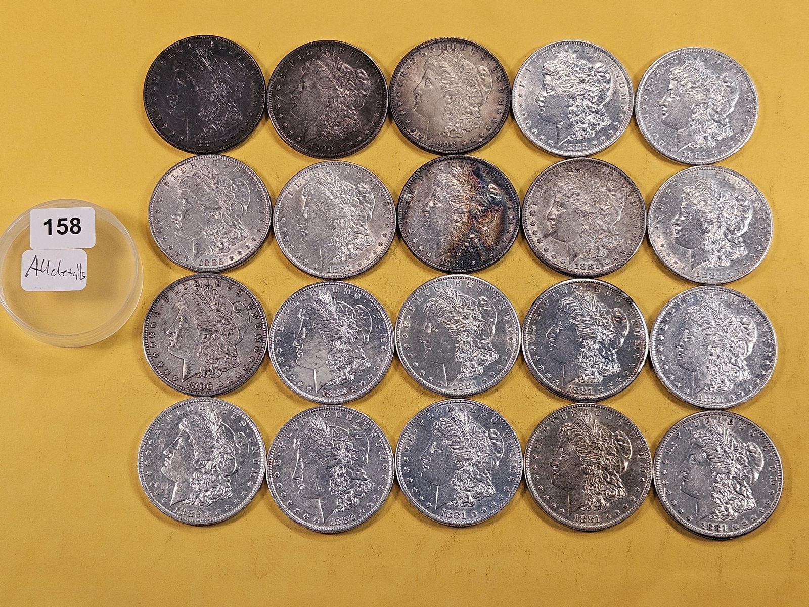 ** FULL ROLL ** Twenty Morgan Silver Dollars (1 of 6)
