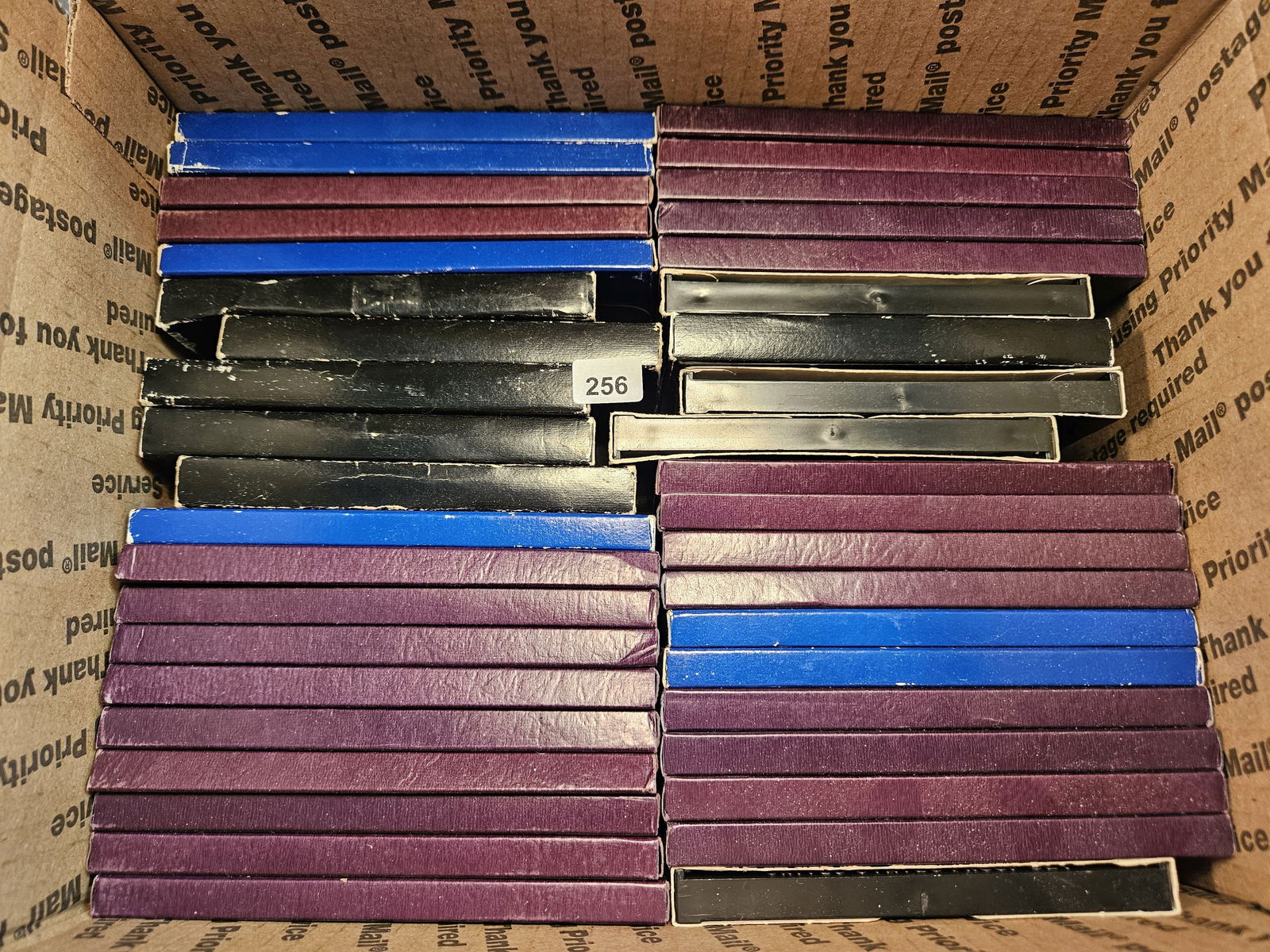 Forty Mixed United States Proof Sets: Ships separately in Flat Rate Medium Box. 80's and 90's 