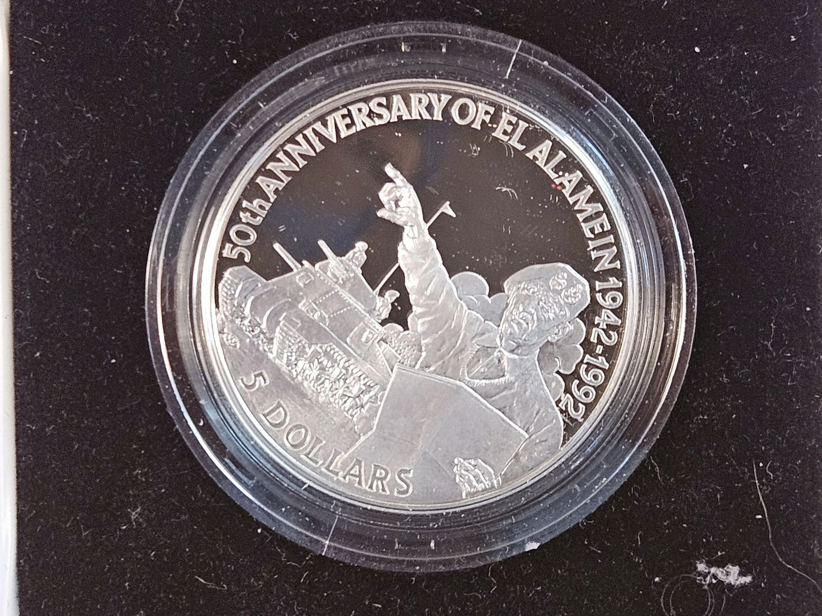 GEM Proof 1992 Belize Silver Five Dollars - 2