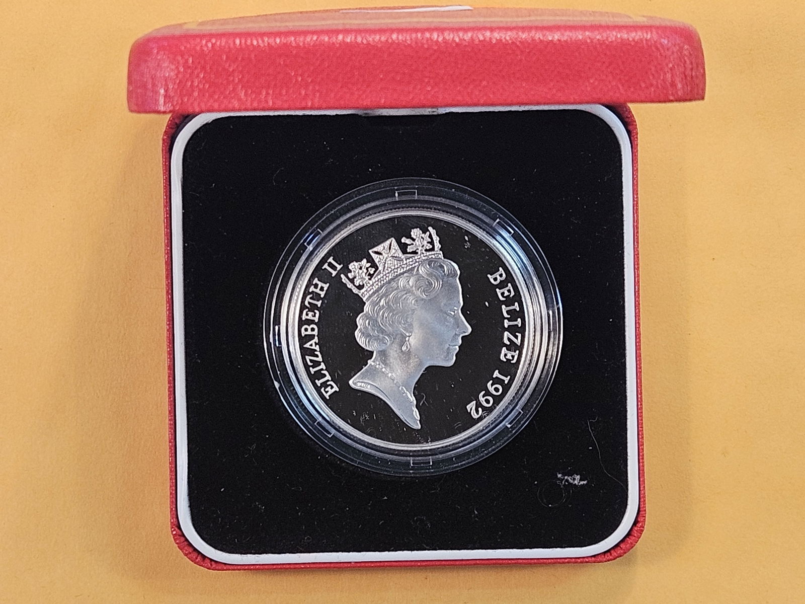 GEM Proof 1992 Belize Silver Five Dollars - 3