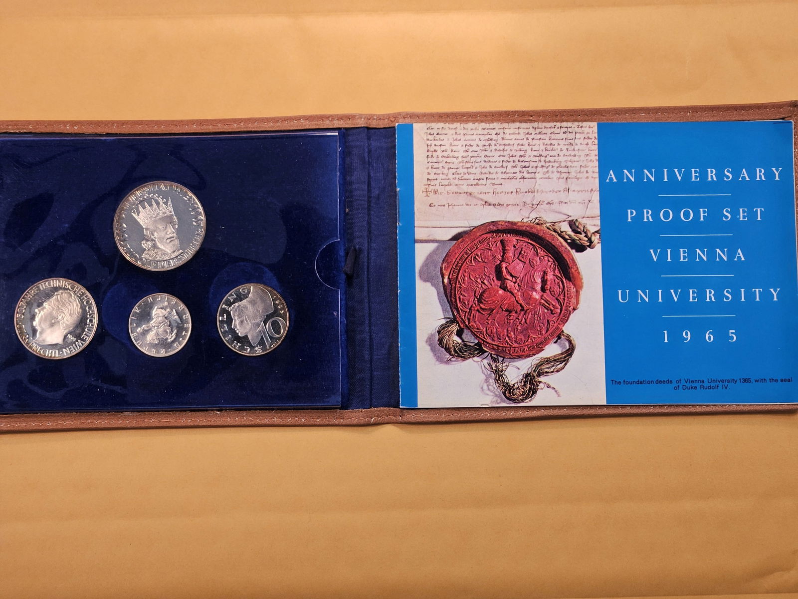 1965 Austrian Silver Proof Set - 2