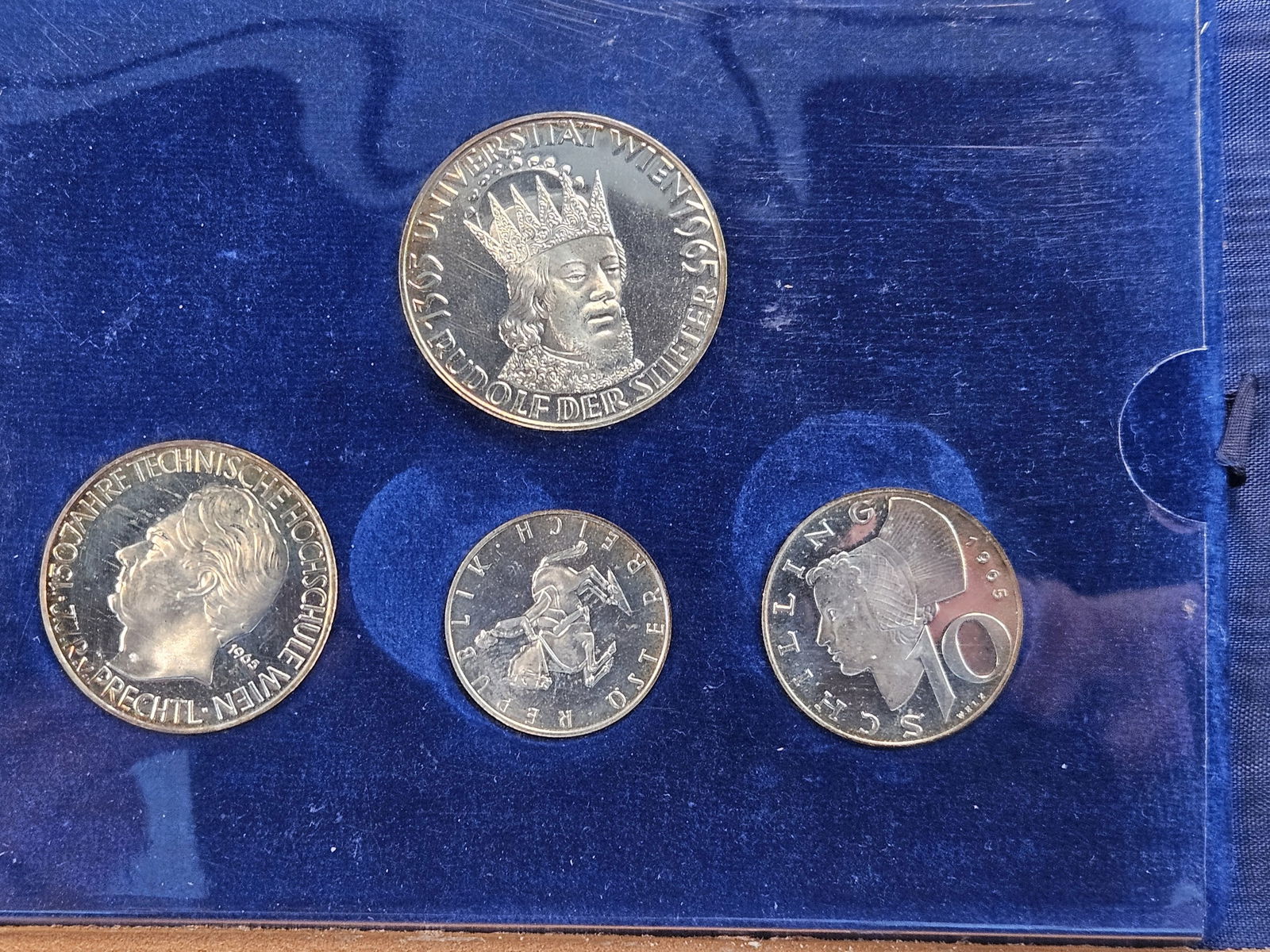 1965 Austrian Silver Proof Set - 3