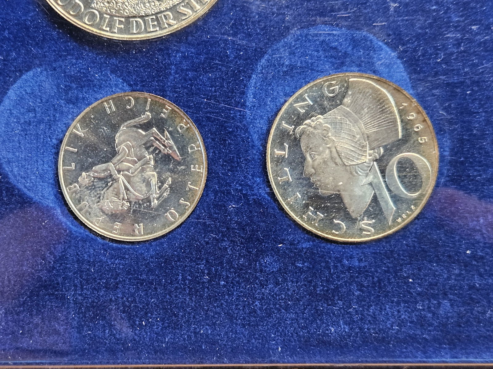 1965 Austrian Silver Proof Set - 6