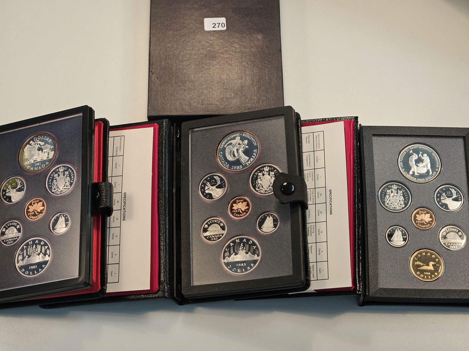 Three Canadian Silver Proof Sets - 2