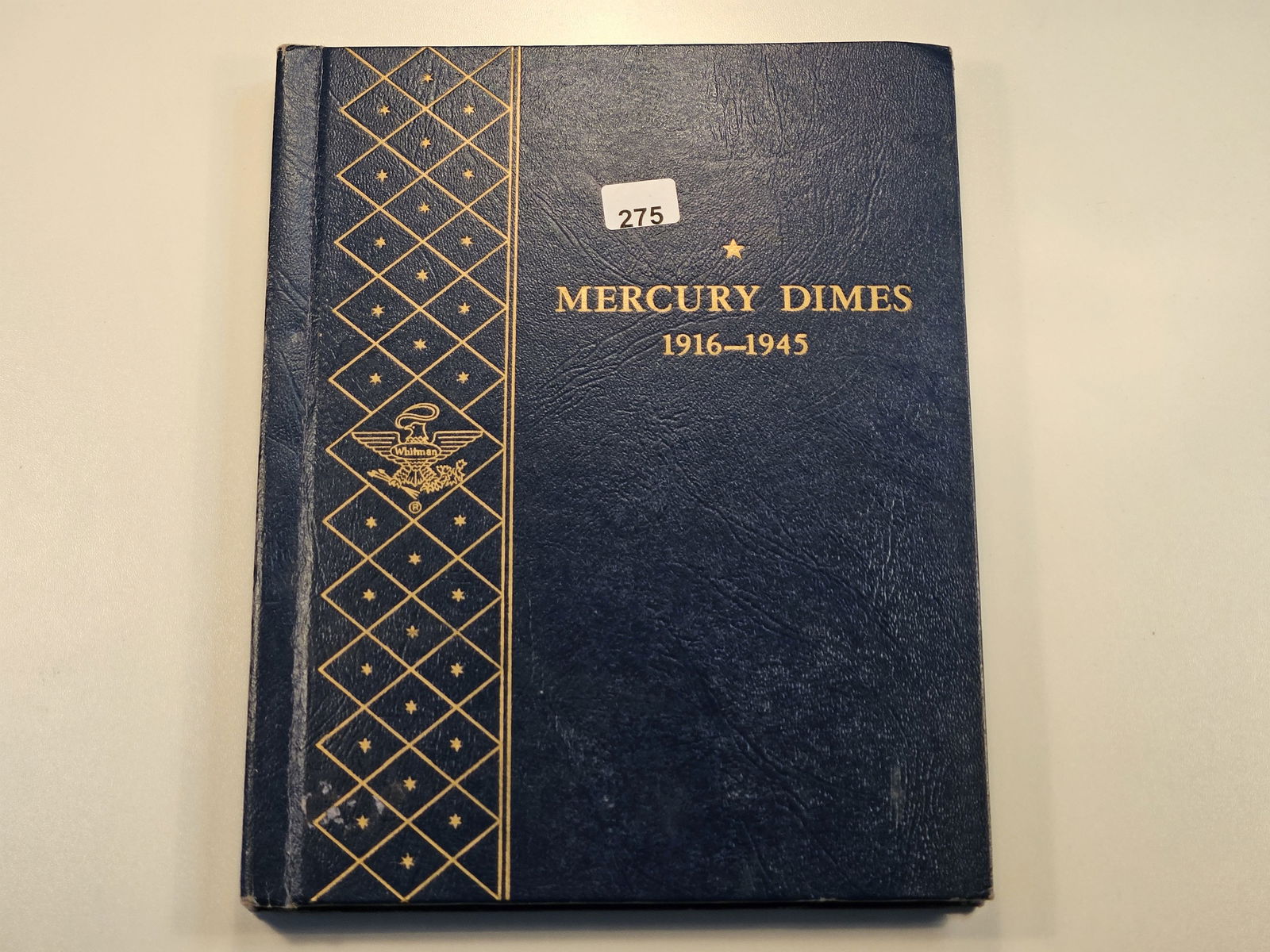 KEY DATES!! Mostly Filled Whitman Mercury Silver Dime Album with 1921 and 1921-D (1 of 17)