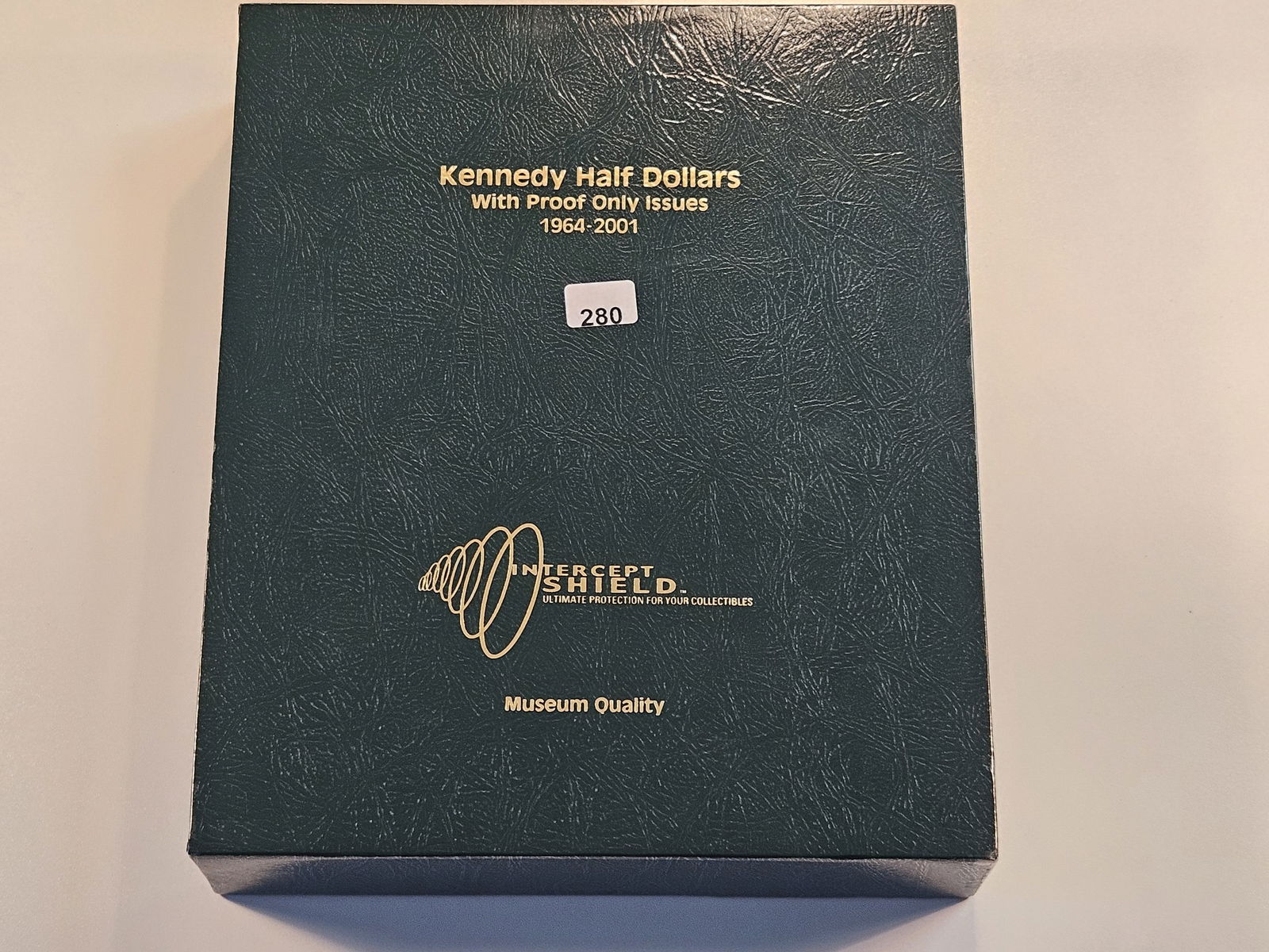 COMPLETE! Kennedy Half Dollar Collectors Album with Silver: Includes 37 Silver Half Dollars. All Kennedy Half Dollar Issues 1964 through 2001. Proof and Business strikes 