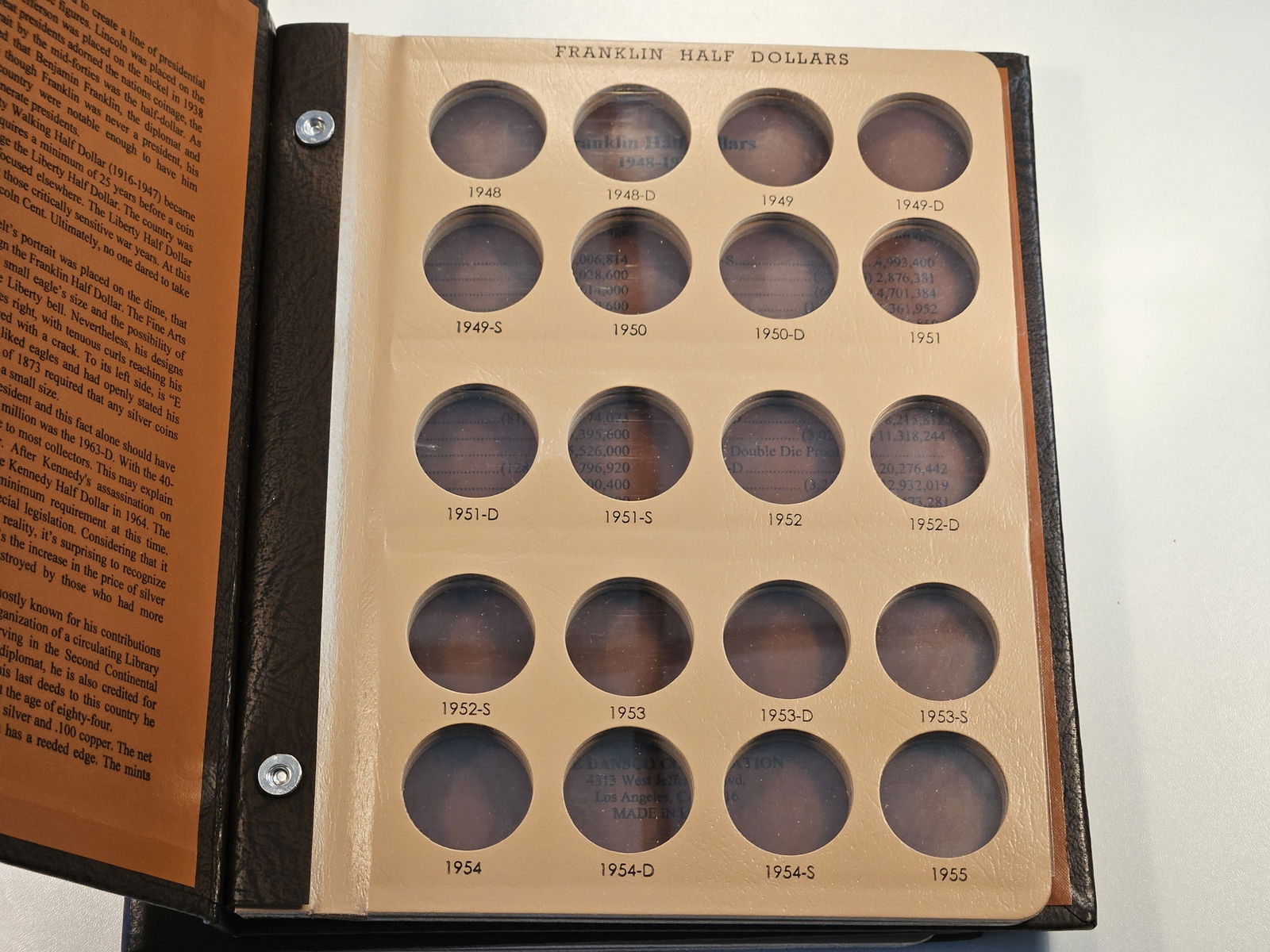 Four Lightly Used Empty Dansco Albums - 7