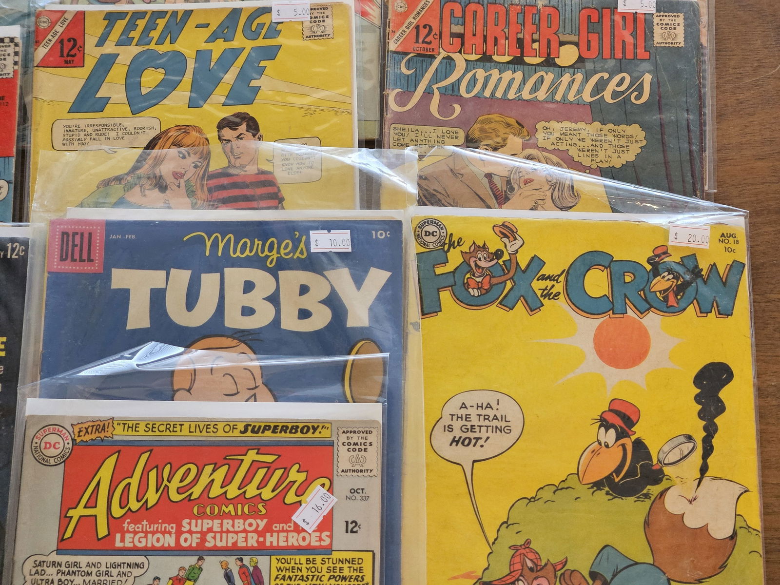 COMIC BOOKS! Ten mixed 10 and 12 Cent Comics - 5