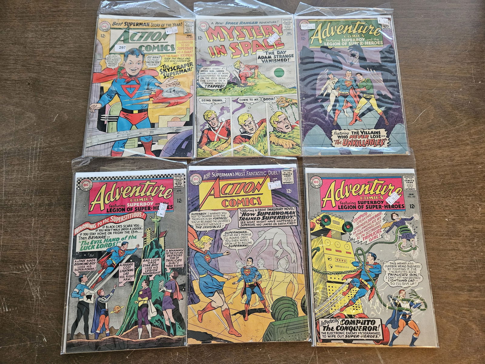 COMIC BOOKS! Six Silver Age DC 12 Cent Comics (1 of 7)