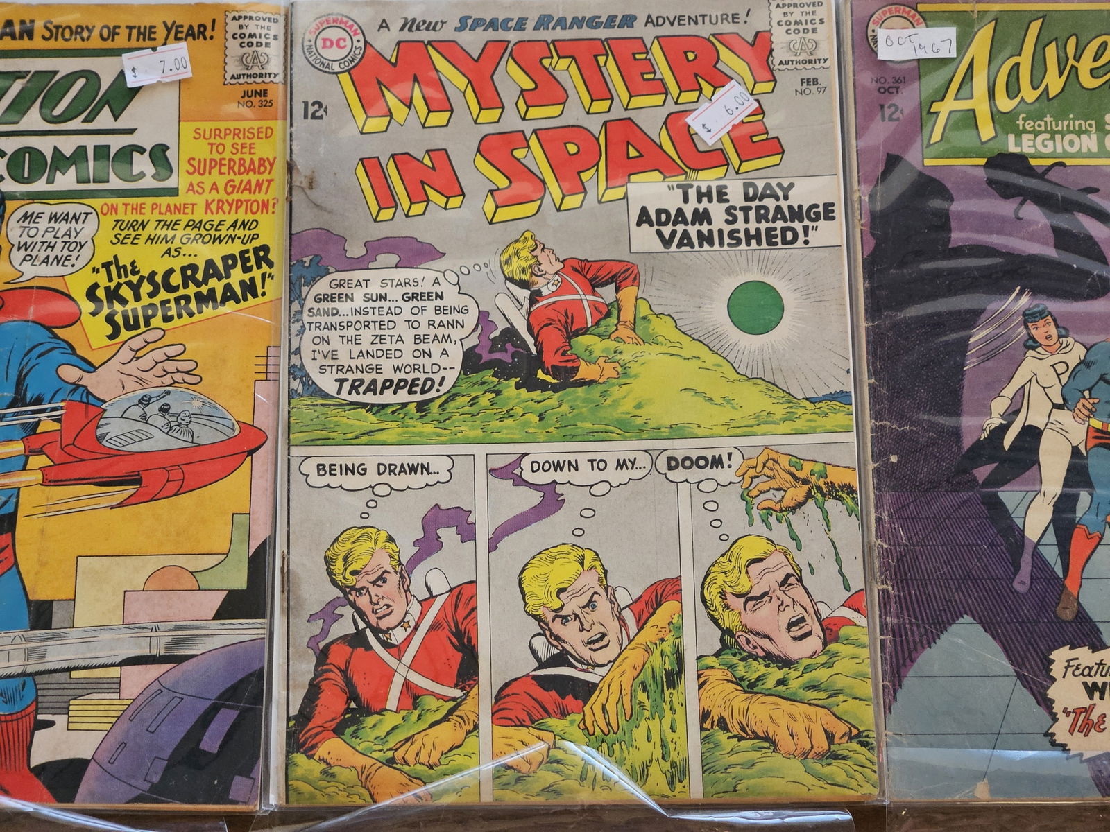 COMIC BOOKS! Six Silver Age DC 12 Cent Comics - 3