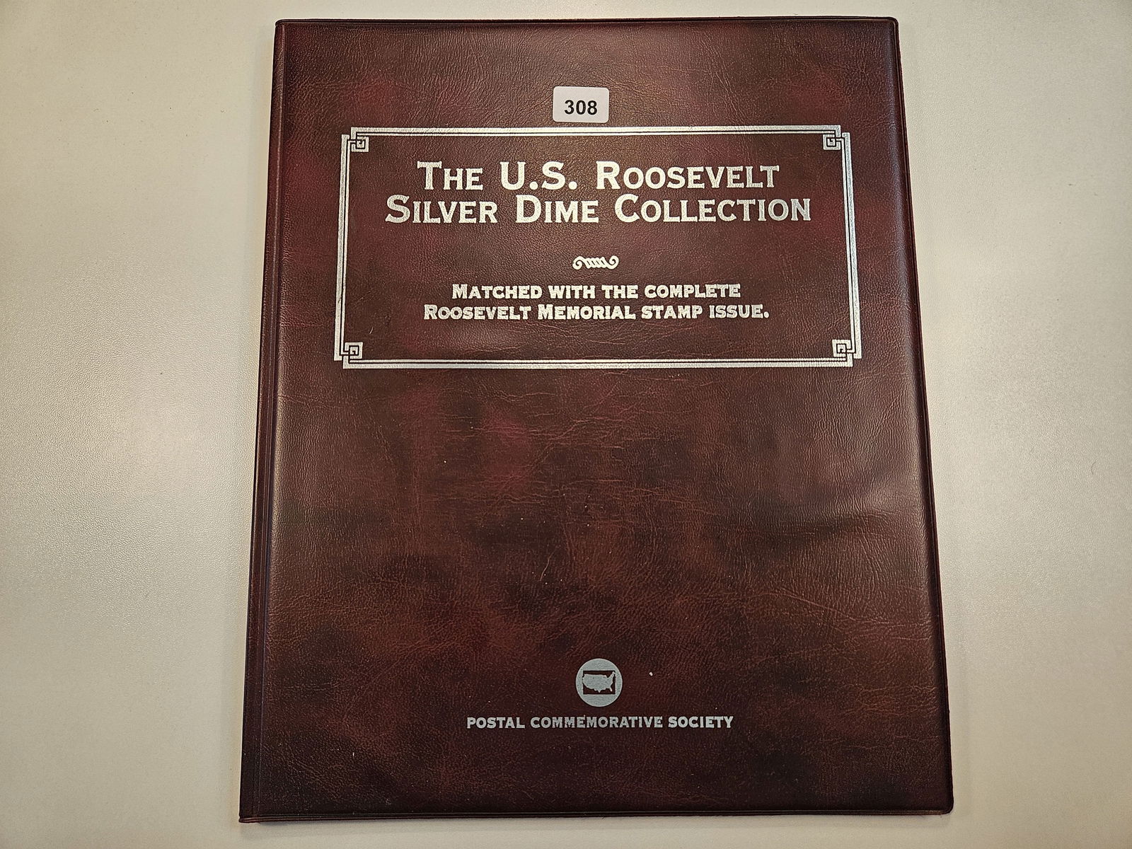 The United States Roosevelt Silver Dime Collection with Roosevelt Stamps: Nineteen Silver Dimes 1946 through 1964 