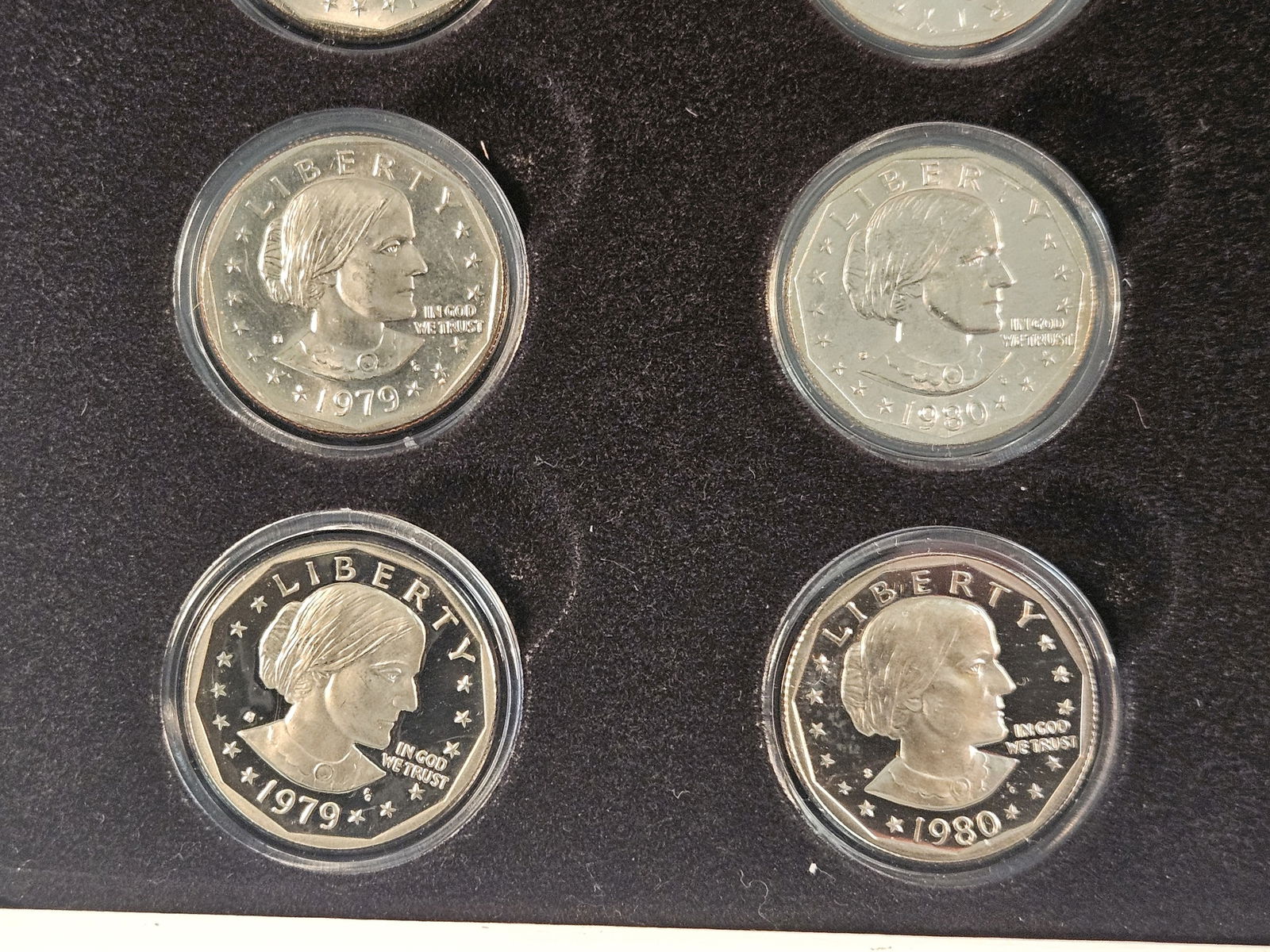 Susan B. Anthony Dollar Set - 4