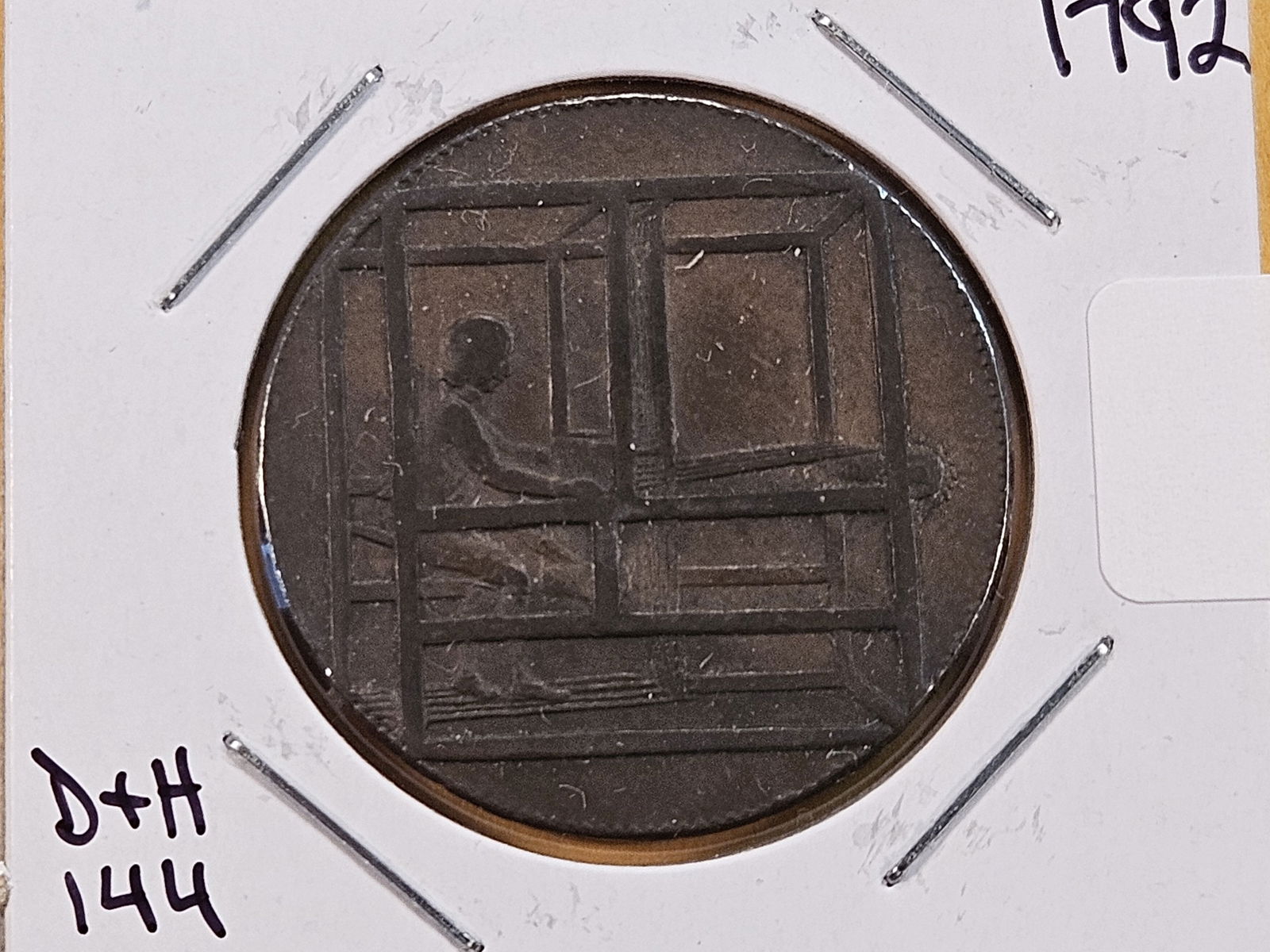 1792 Condor Half Penny Token: Lancashire, Rochdale 