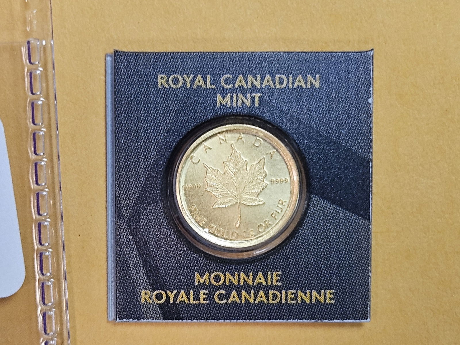 GOLD! GEM Brilliant Uncirculated 2014 Canada GOLD 50 cents (1 of 3)