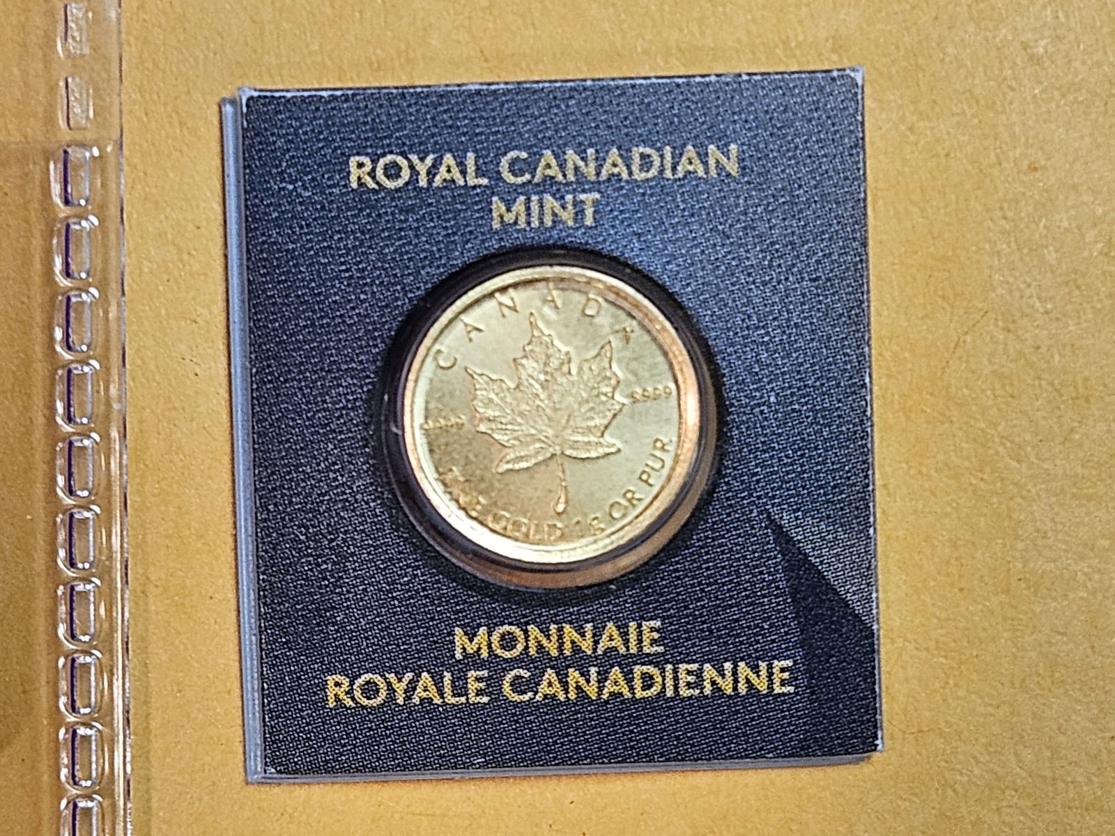 GOLD! GEM Brilliant Uncirculated 2014 Canada GOLD 50 cents (1 of 3)
