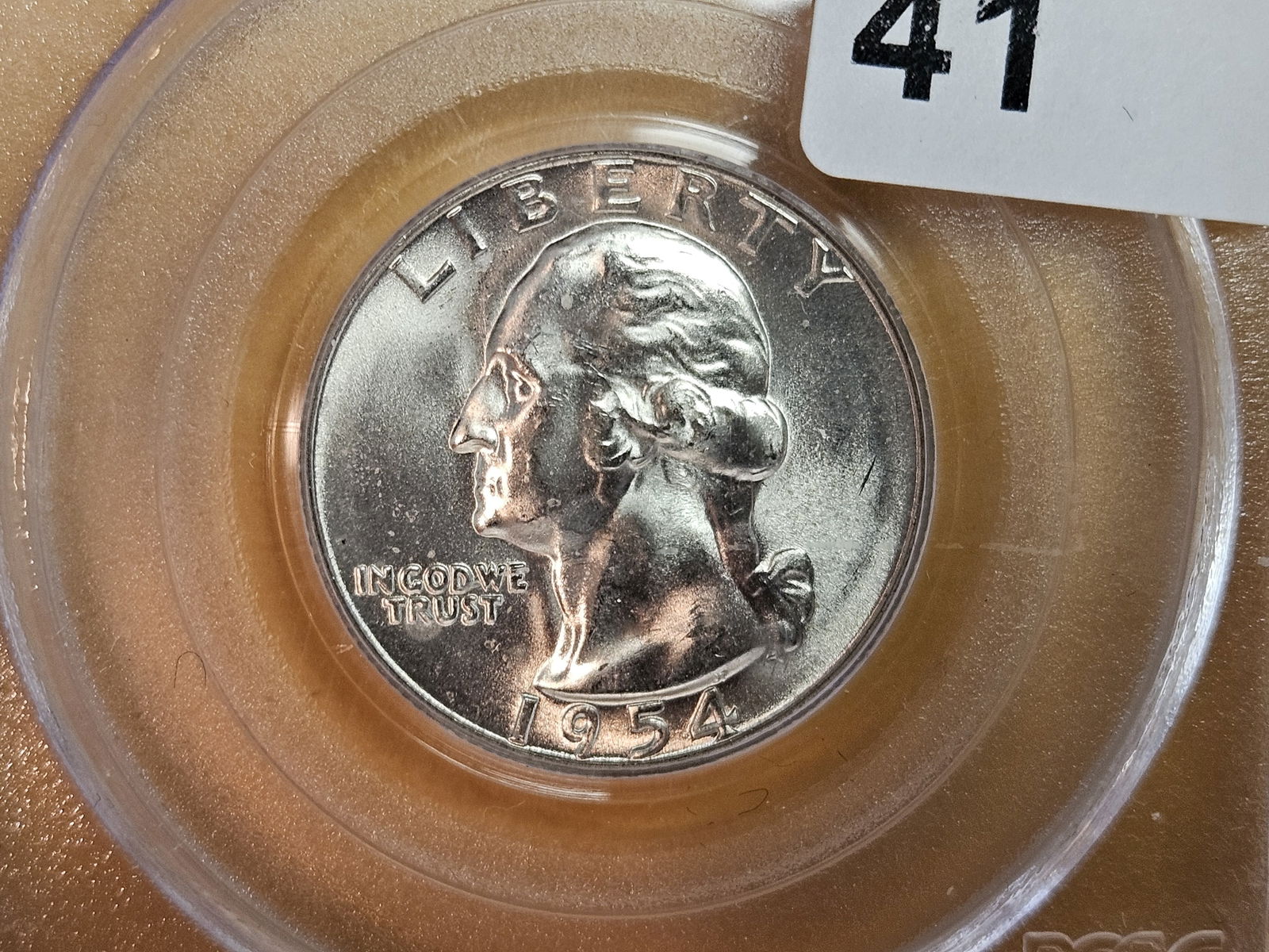 GEM! PCGS 1954-S Washington Quarter in Mint State 65 (1 of 3)