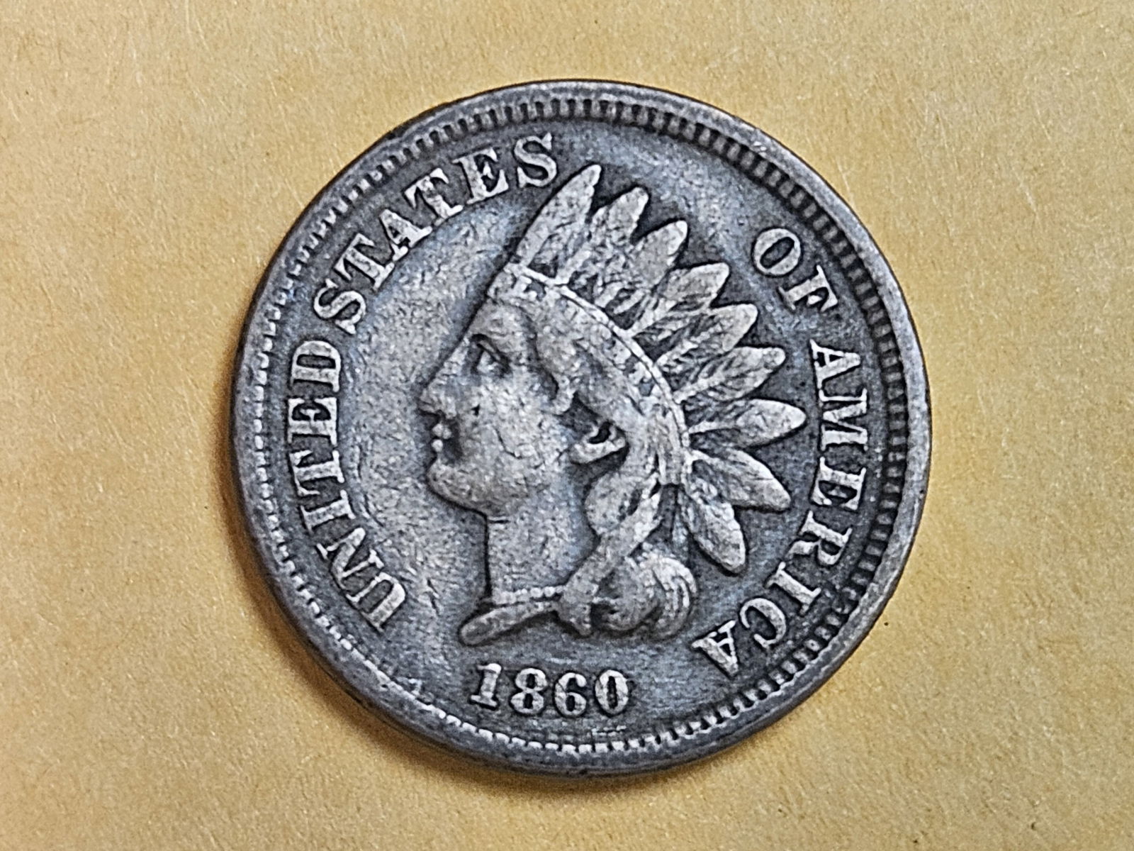 1860 Copper-Nickel Indian Cent (1 of 3)