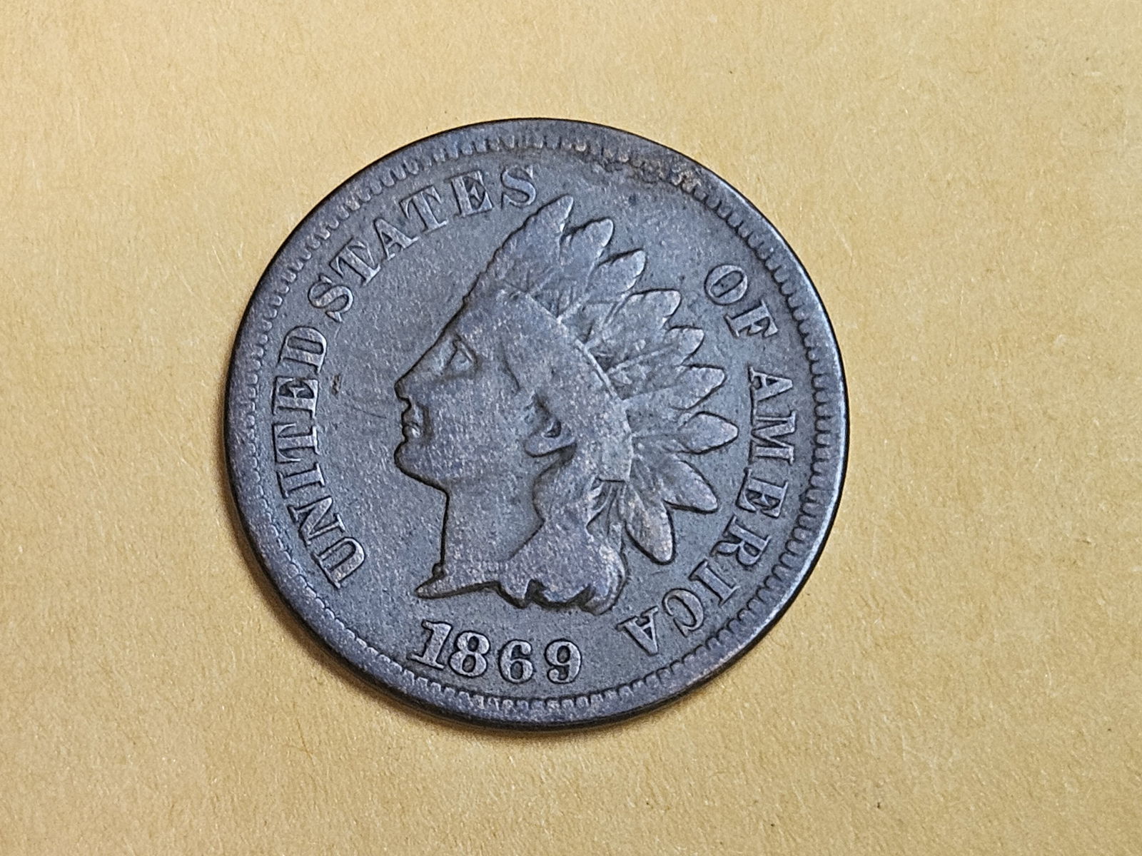 * Semi-key 1869 Indian Cent (1 of 3)