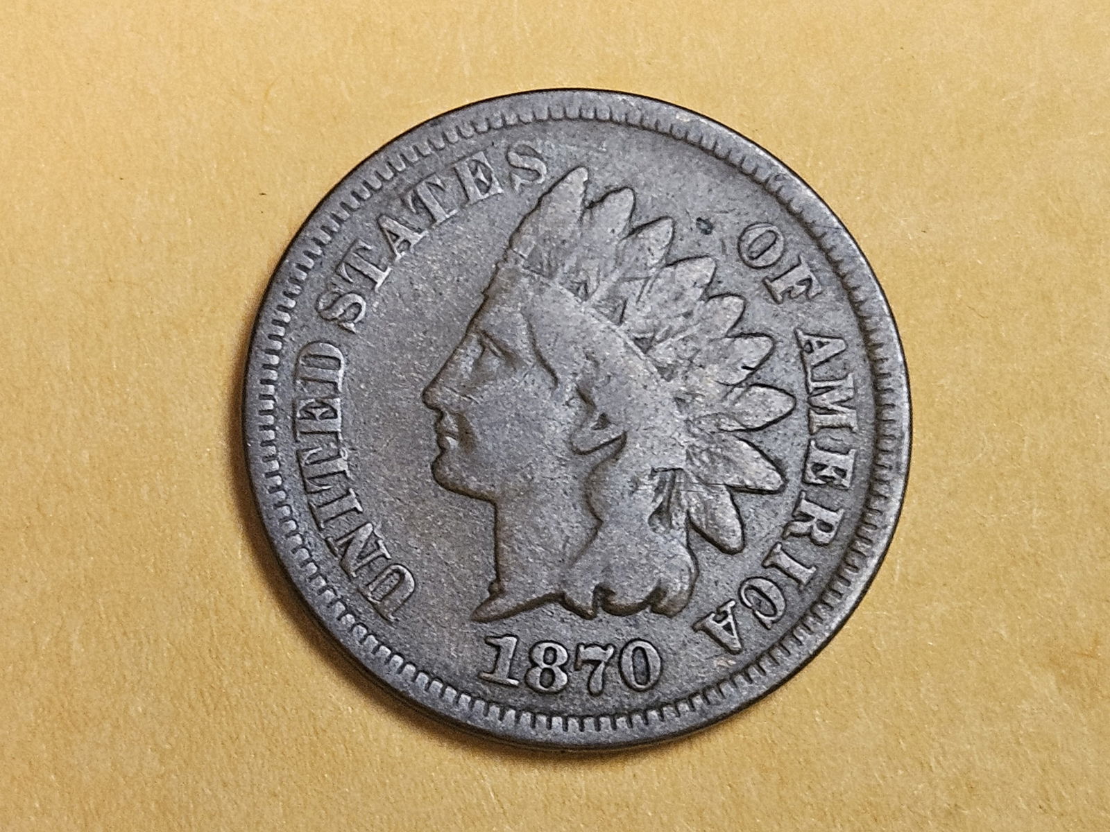 * Semi-key 1870 Indian Cent (1 of 3)