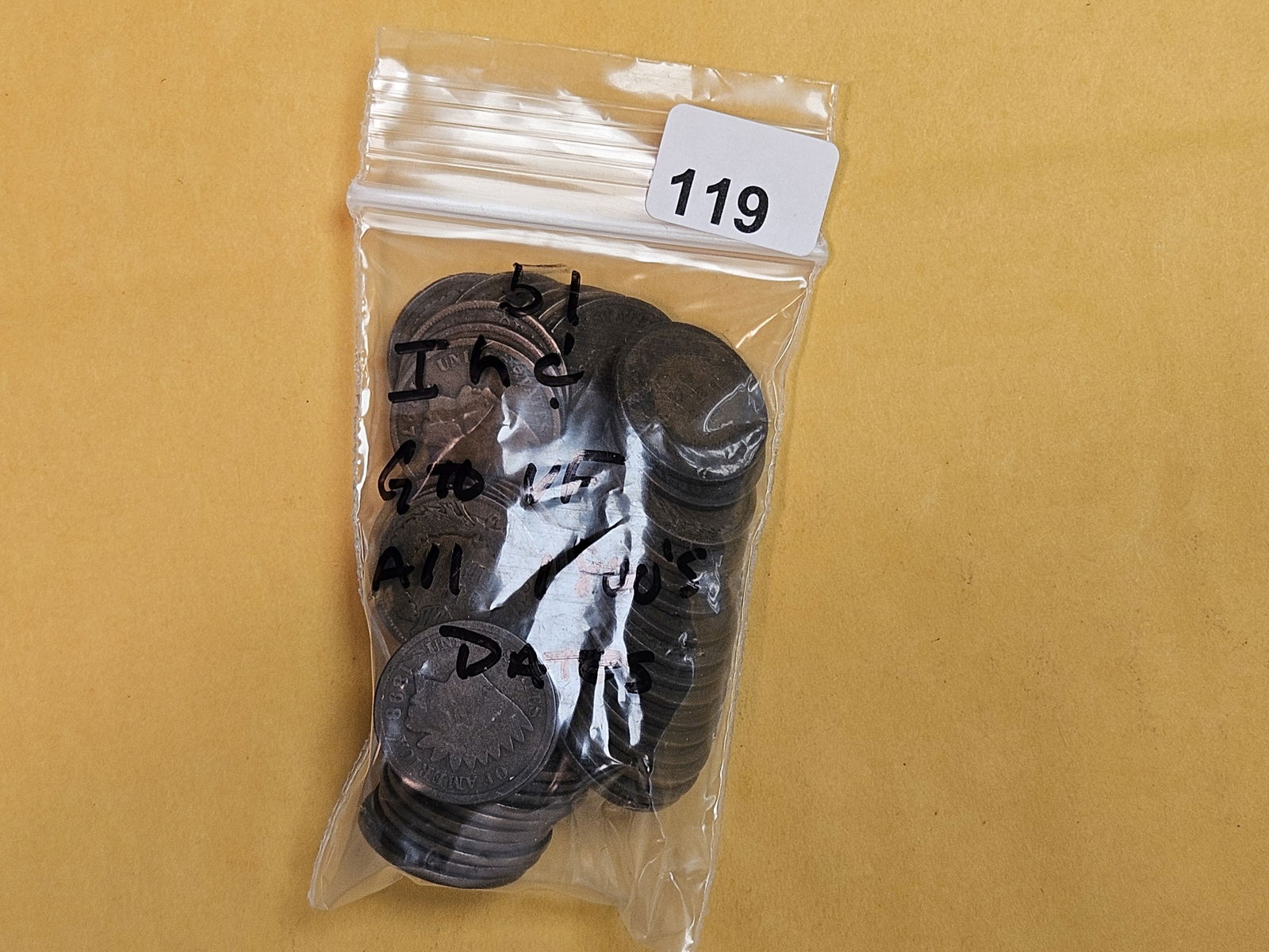 Fifty-One Indian Cents (1 of 2)