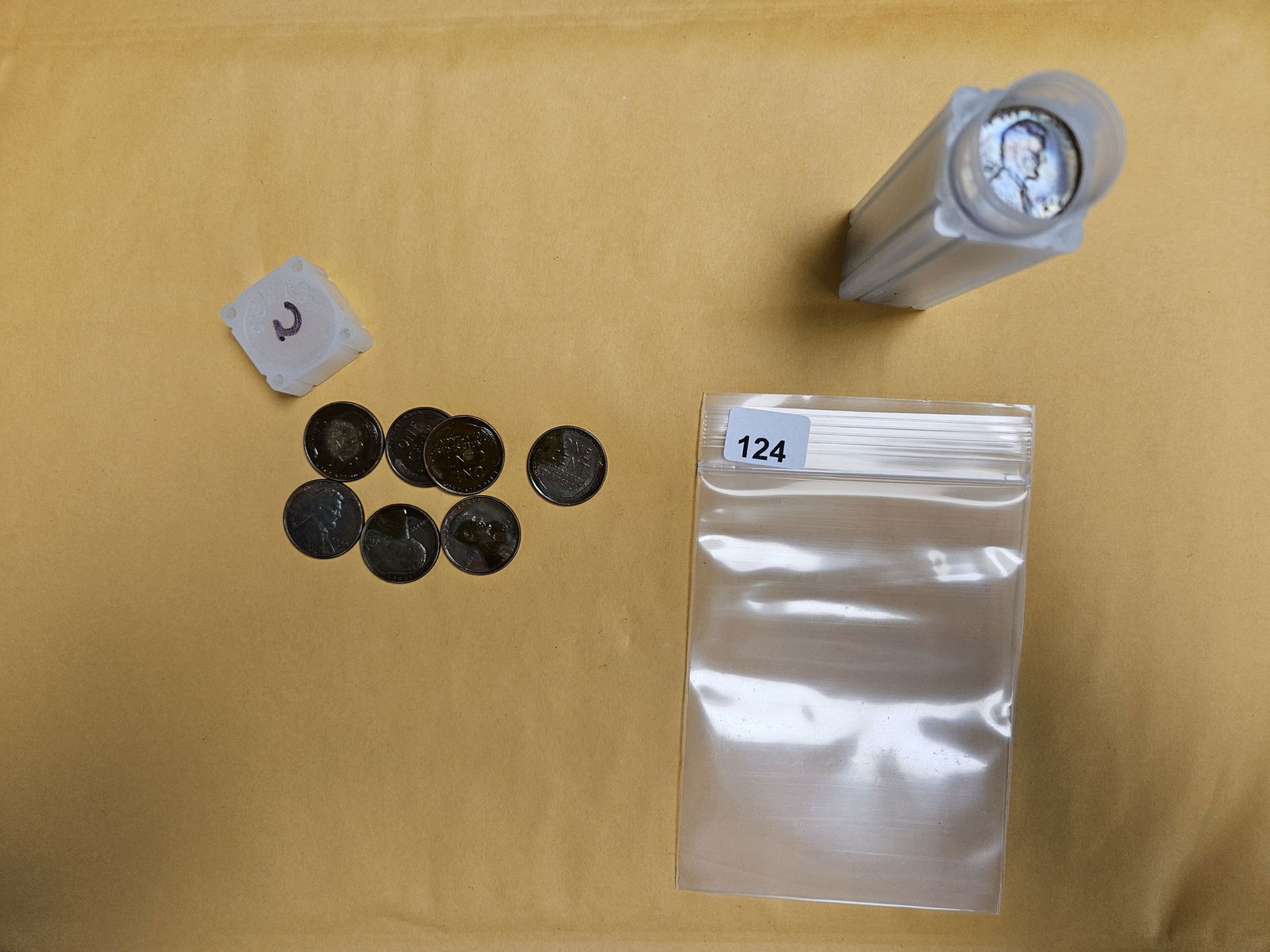 ** FULL ROLL ** Gem Uncirculated roll of 1938-S Wheat cents (1 of 5)