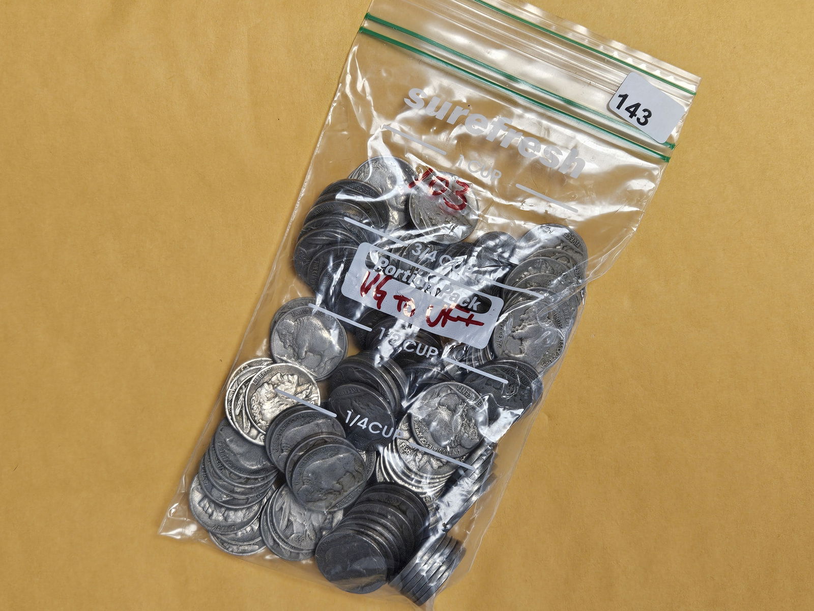 One Hundred three Buffalo Nickels (1 of 2)