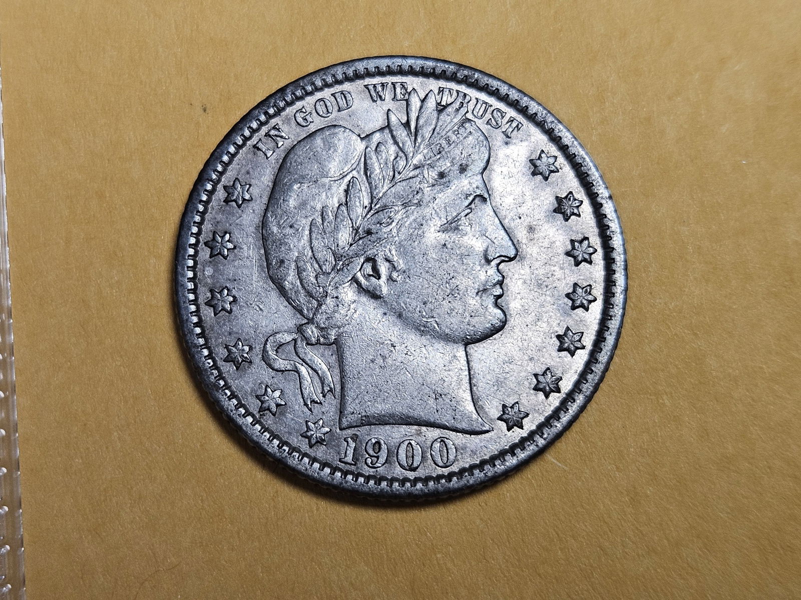 1900 Barber Quarter in Extra Fine - 45 (1 of 5)