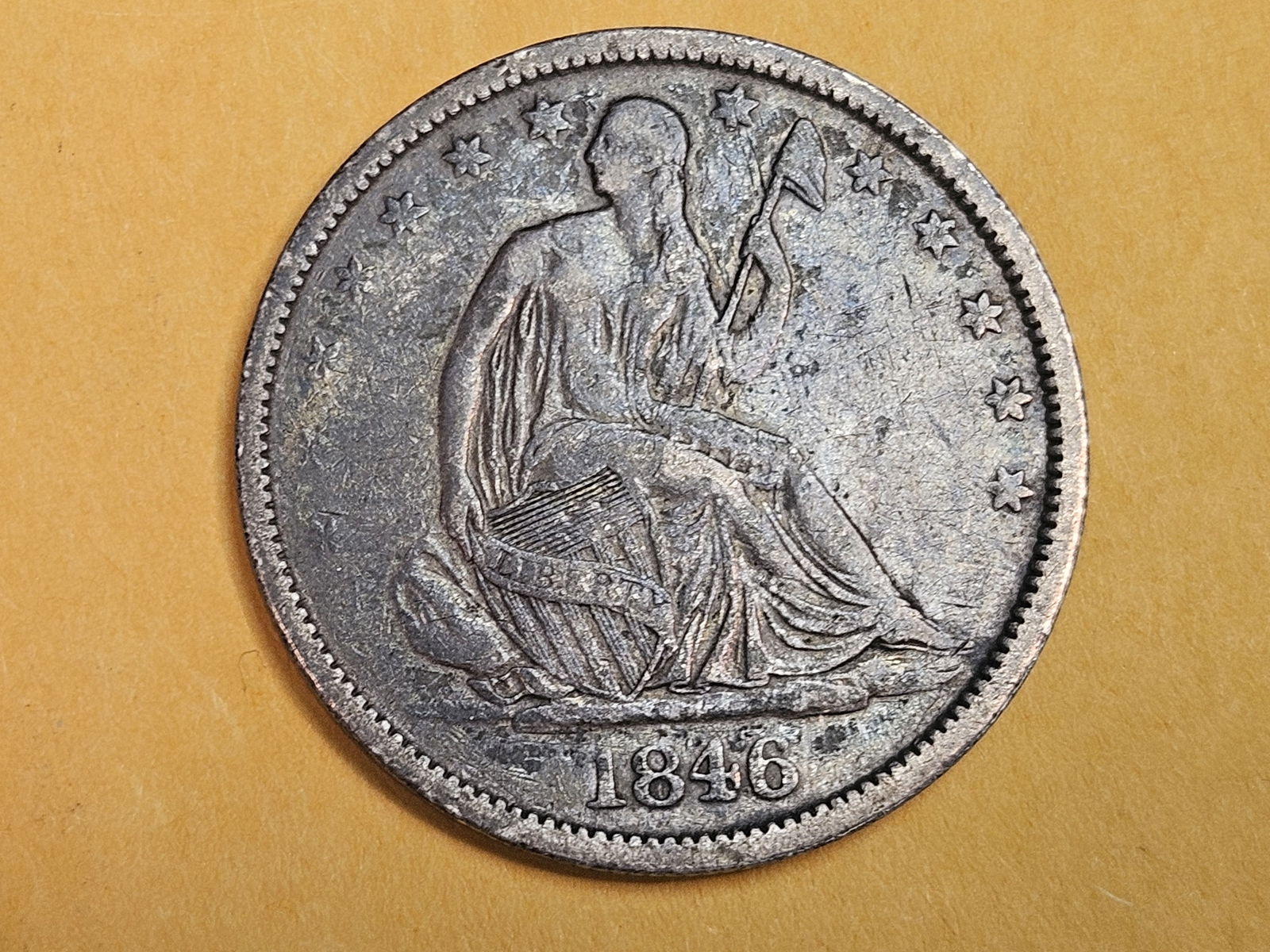 1846-O Seated Liberty silver half dollar (1 of 5)