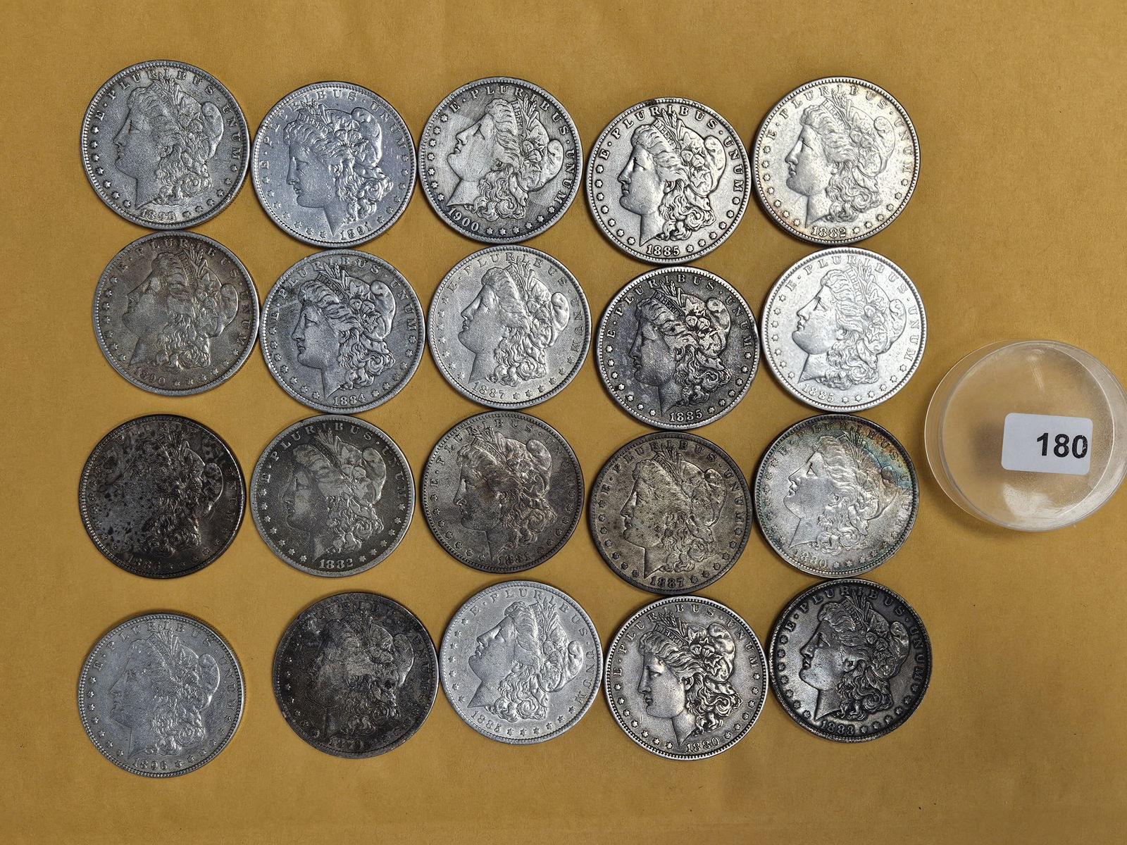 ** FULL ROLL ** Twenty Morgan Silver Dollars (1 of 6)