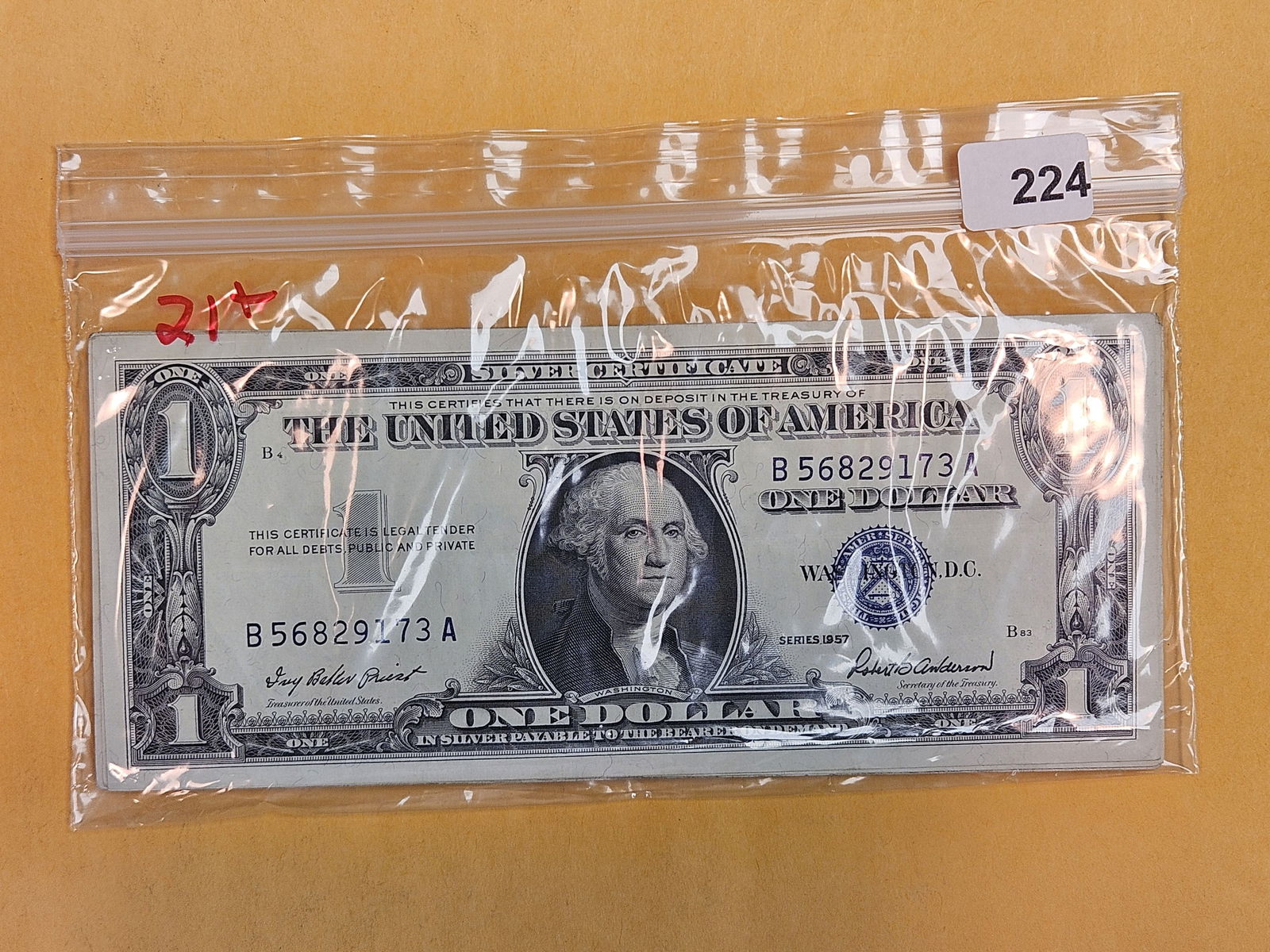 Twenty-One $1 Silver Certificates (1 of 2)