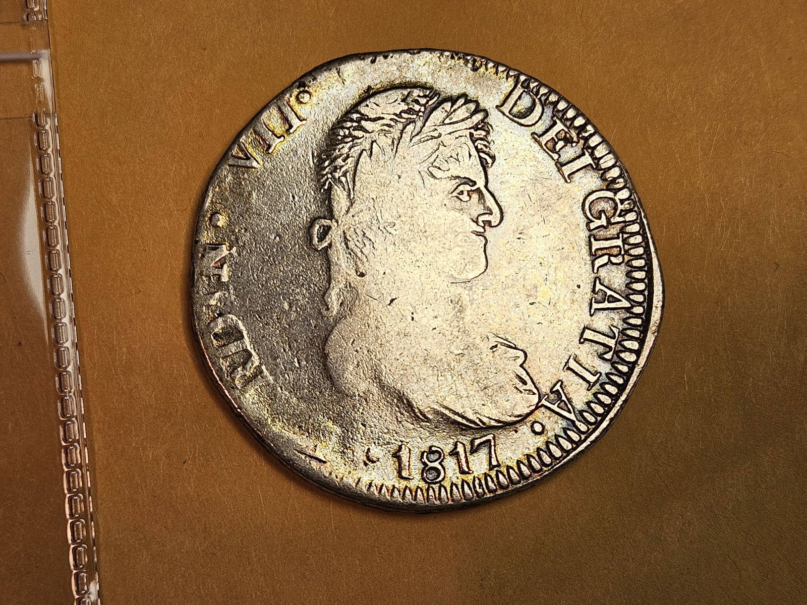 1817 A.G. Zs Mexico silver 8 reals in Very Fine - details (1 of 5)