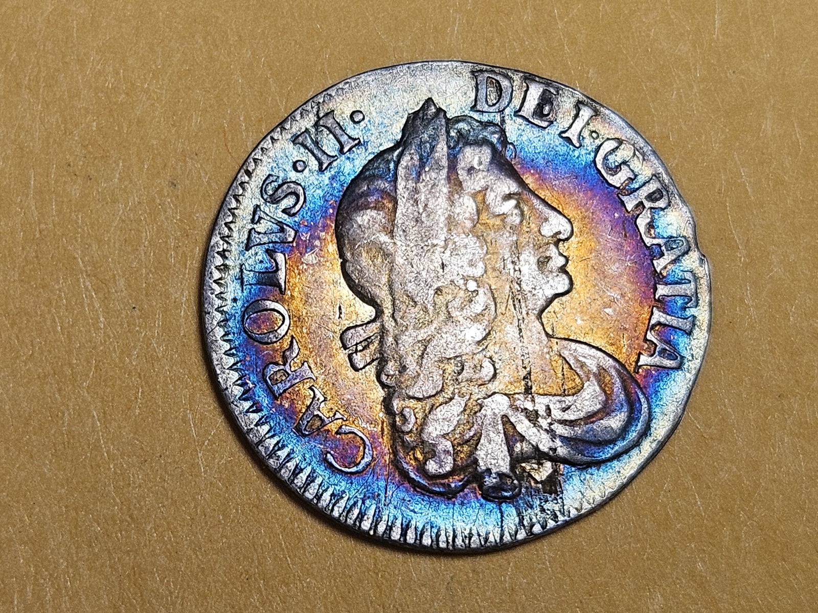 1682 Great Britain silver 3 pence (1 of 9)