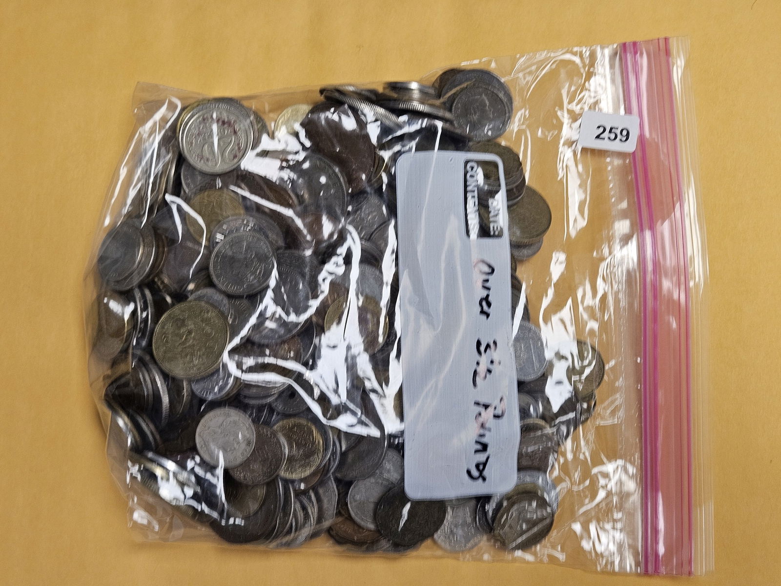 Over 3.5 POUNDS of mixed World Coins (1 of 2)