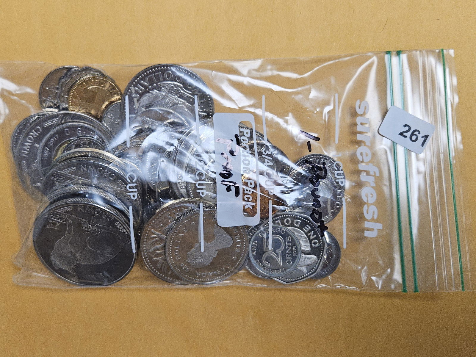 ONE Pound of mixed, Proof, World Coins (1 of 2)