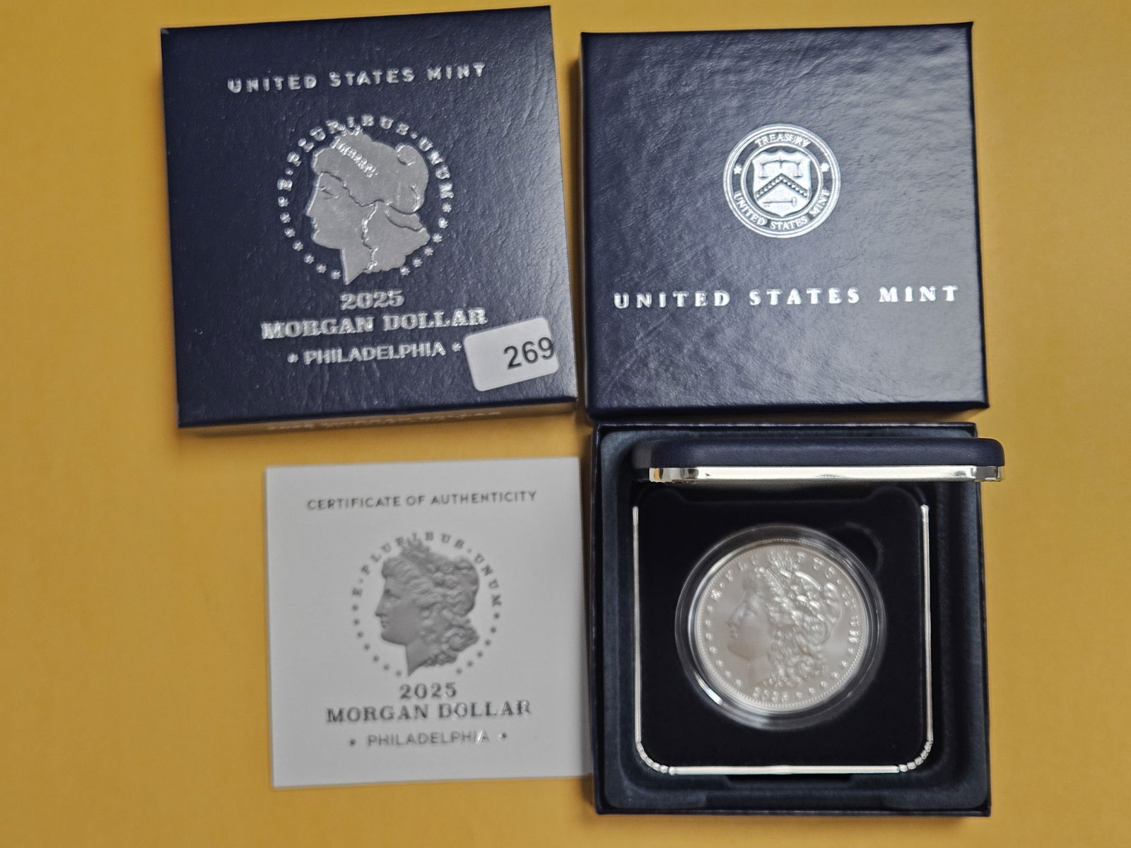 GEM Brilliant Uncirculated 2025 Morgan Silver Dollar (1 of 3)