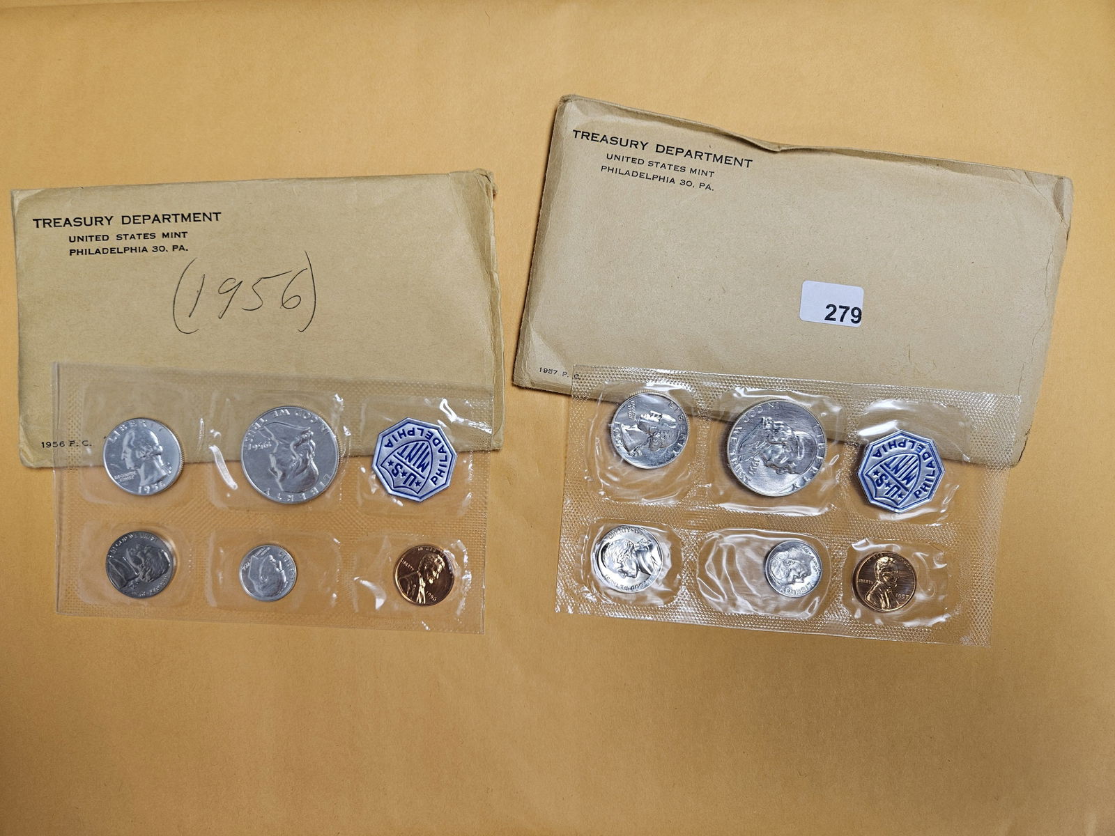 1956 and 1957 US SILVER Proof Set (1 of 5)