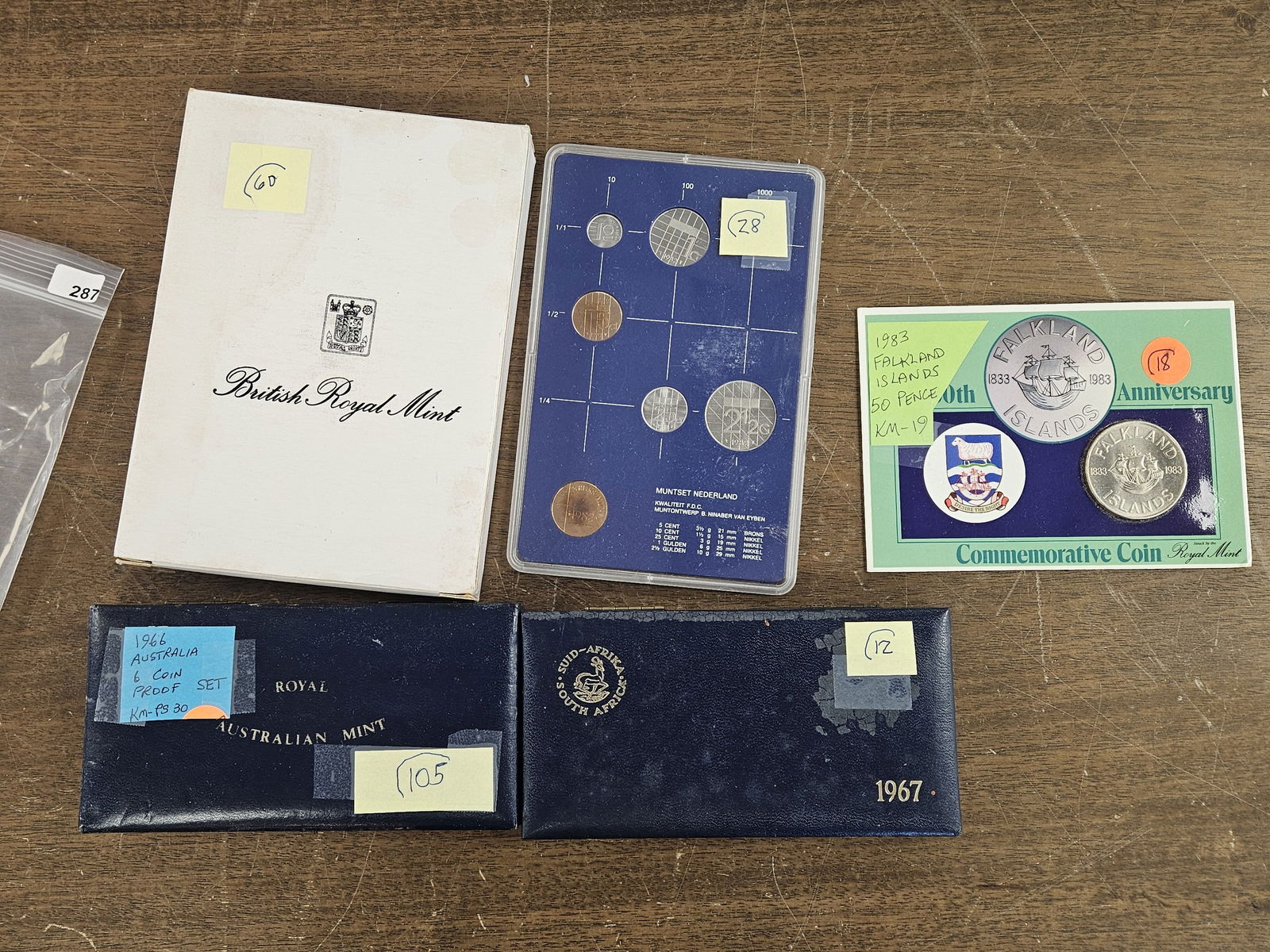 Five mixed World Coin Sets (1 of 5)