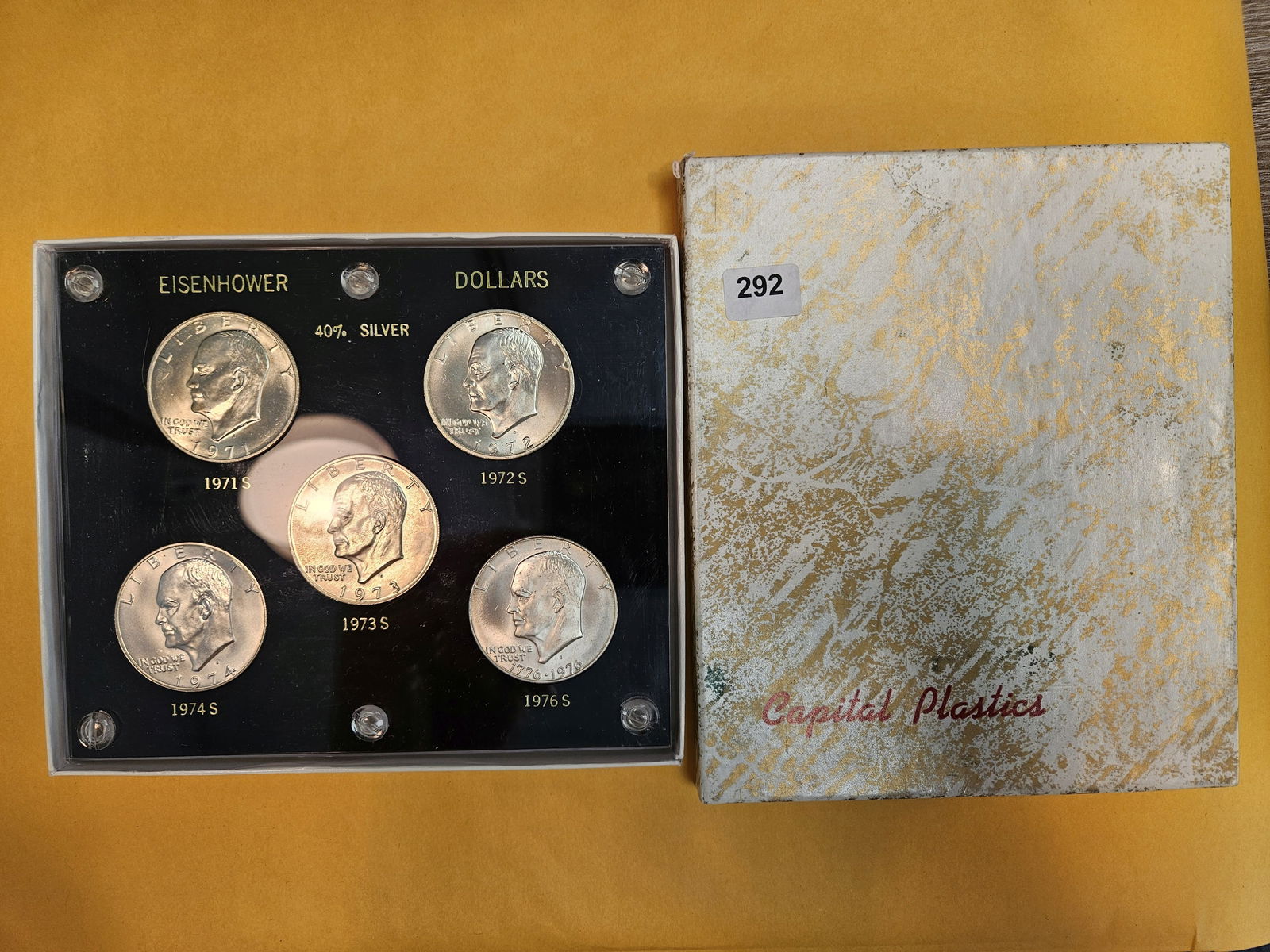 Gem Brilliant Uncirculated 5 Silver Dollar Coin Set (1 of 8)