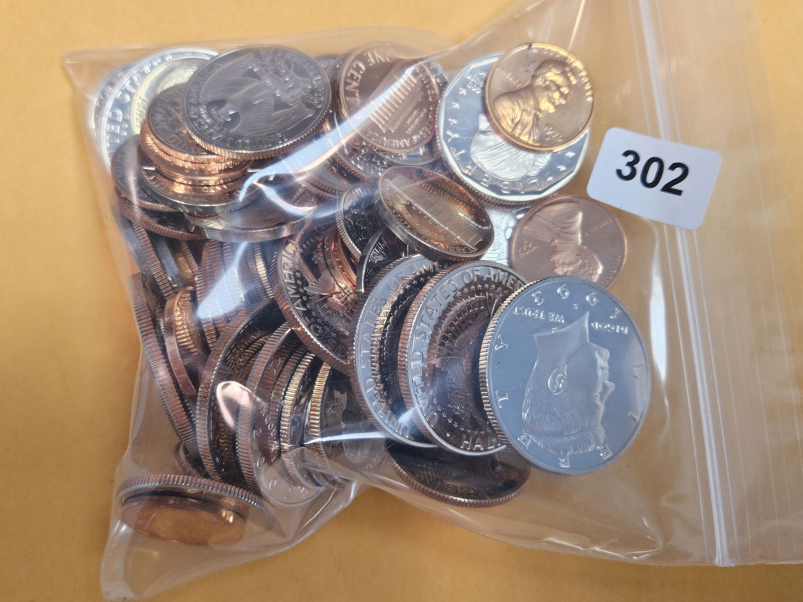 One Pound of mixed Proof US Coins (1 of 2)