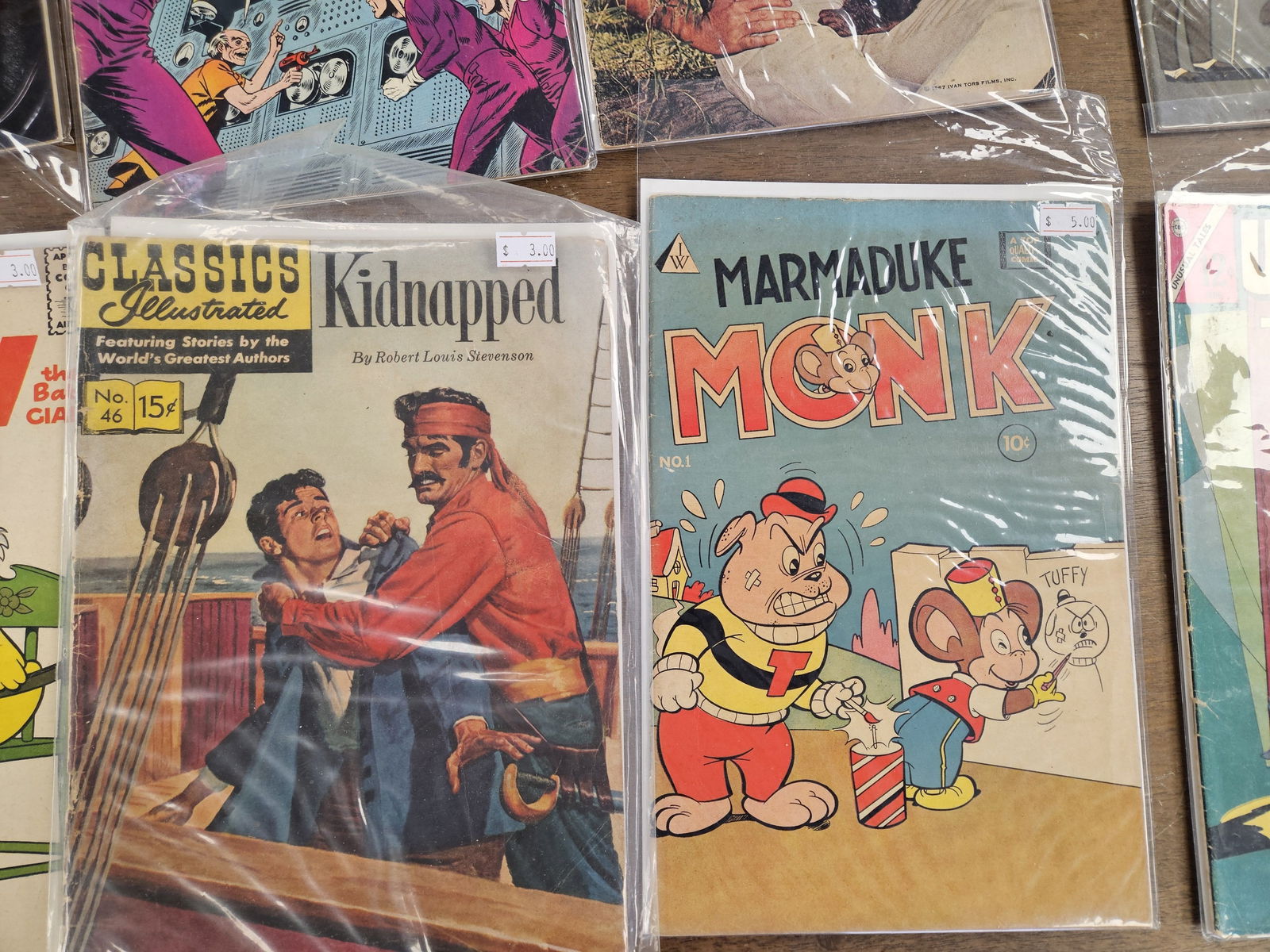 Ten OLD mixed Comics - 5