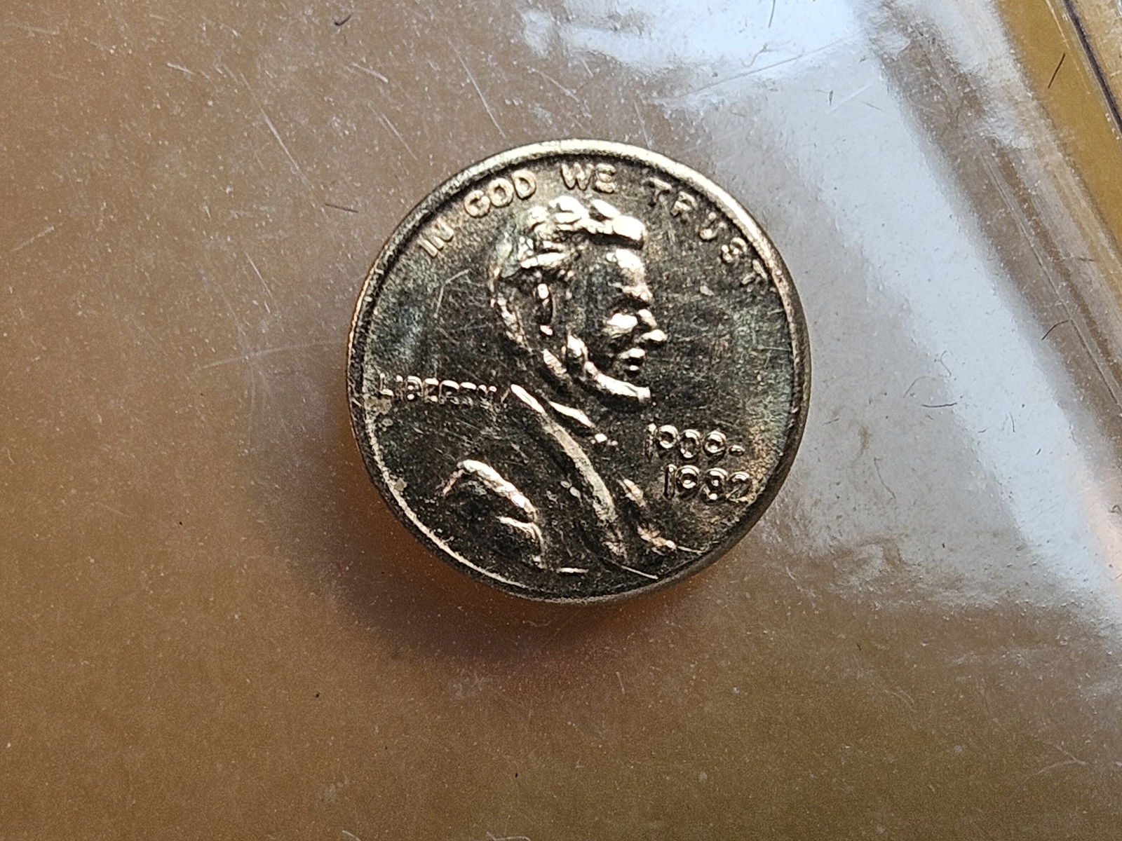 GOLD! Ten Karat GOLD Lincoln mini-penny copy (1 of 3)