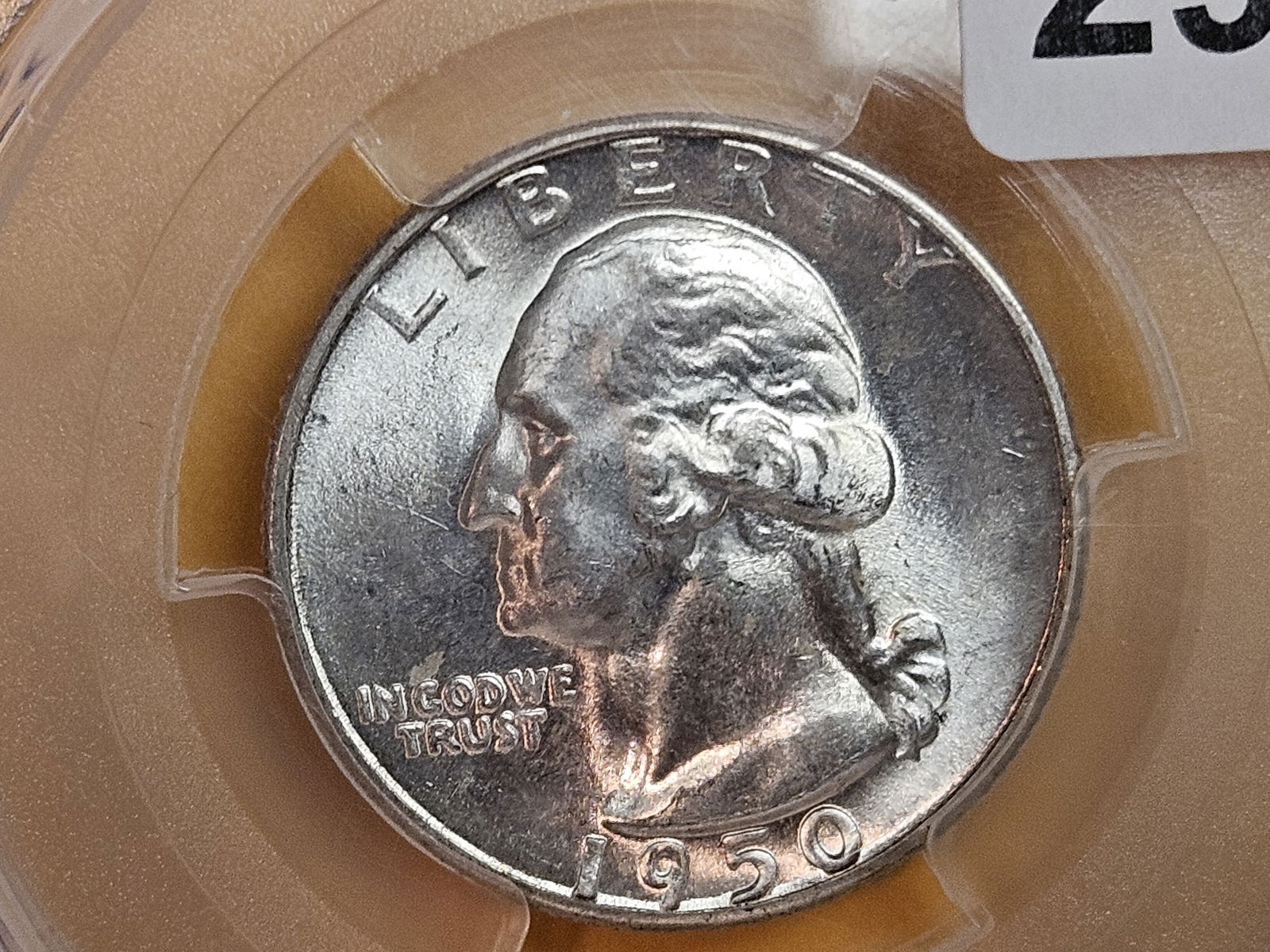 GEM! PCGS 1950-D Washington Quarter in Mint State 65 (1 of 4)