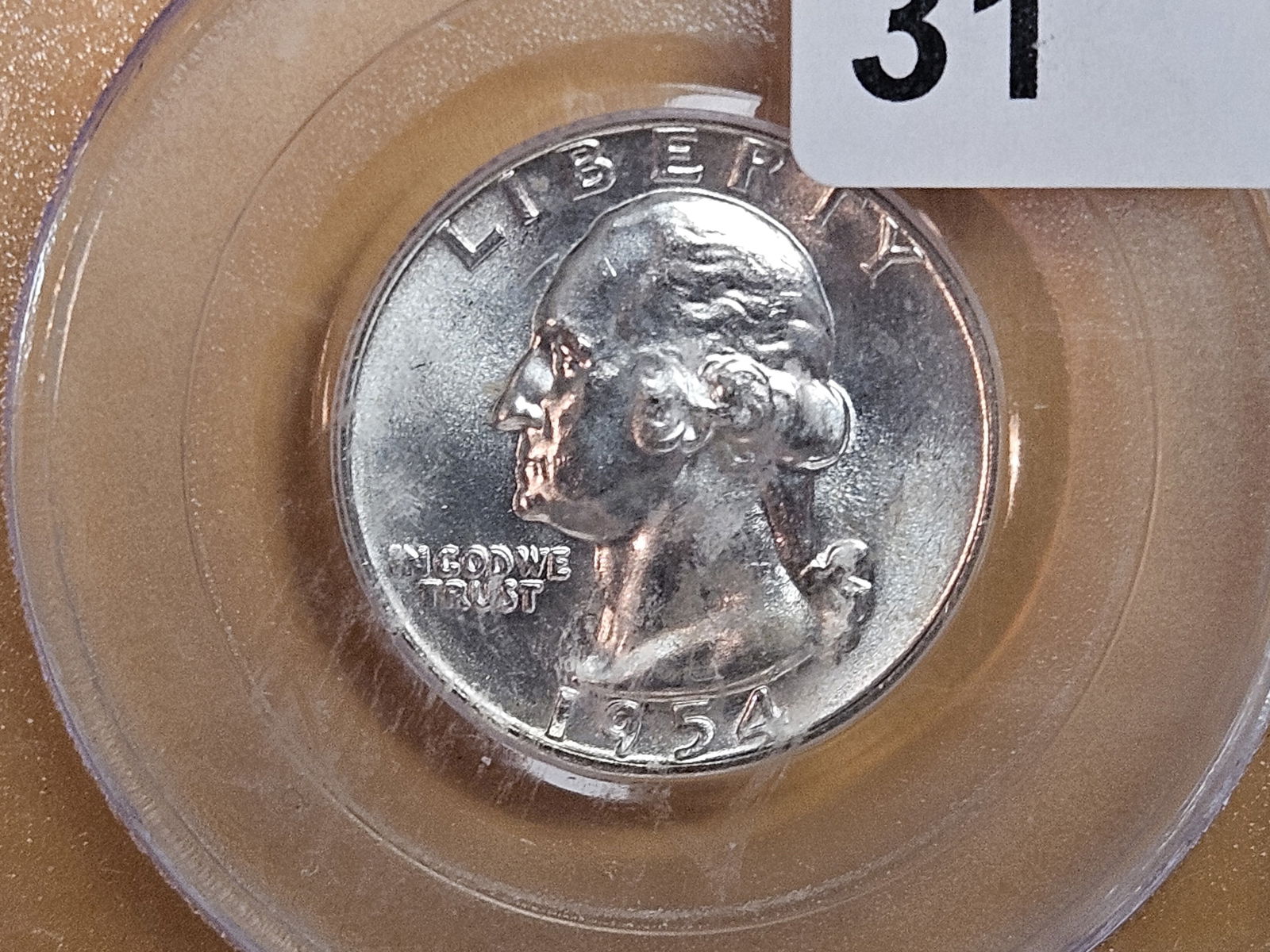 PCGS 1954-D Washington Quarter in Mint State 64 (1 of 3)
