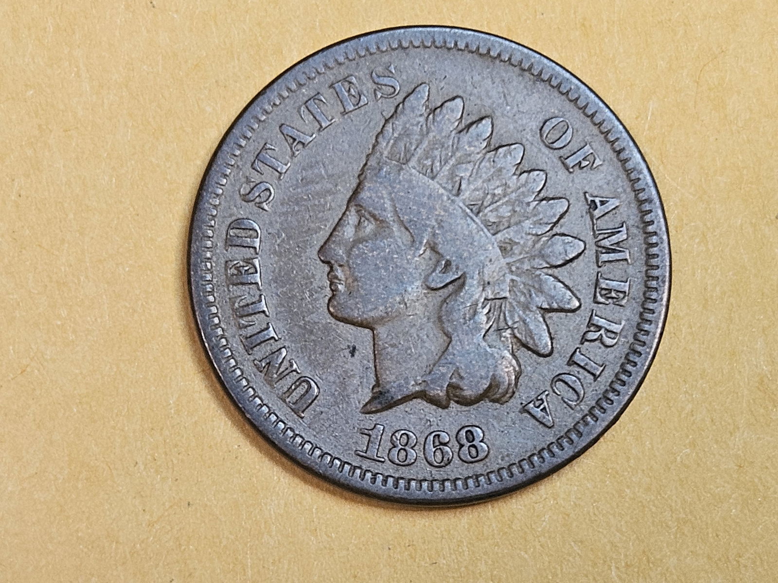 * Semi-key 1868 Indian Cents (1 of 3)