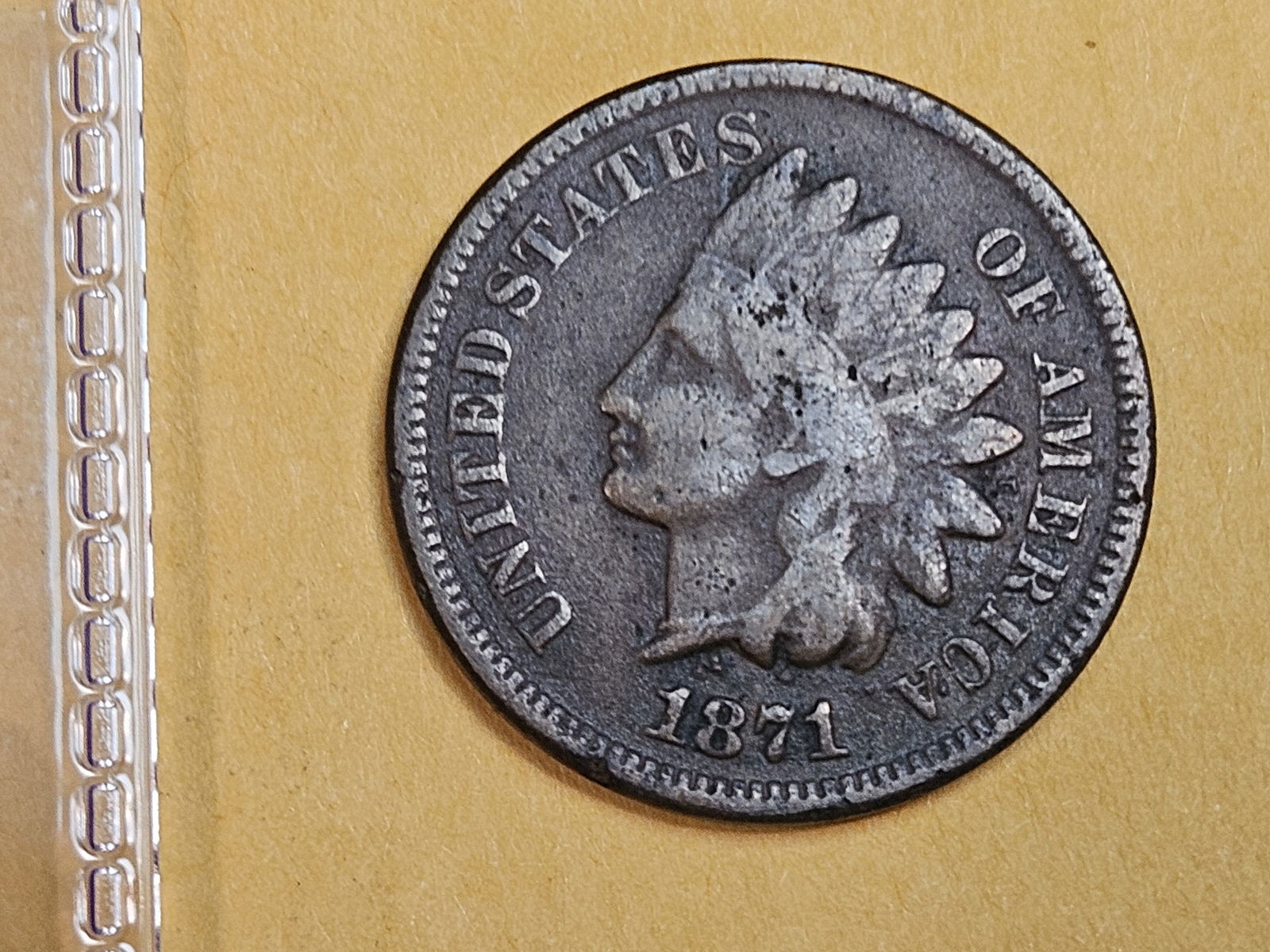 * Semi-key 1871 Indian Cents (1 of 3)