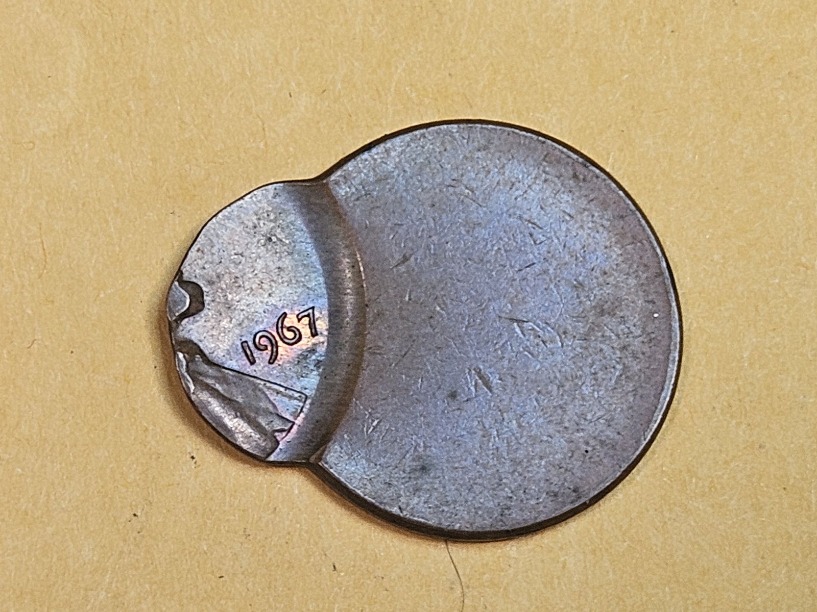 MINT ERROR! 1967 Lincoln cent (1 of 3)