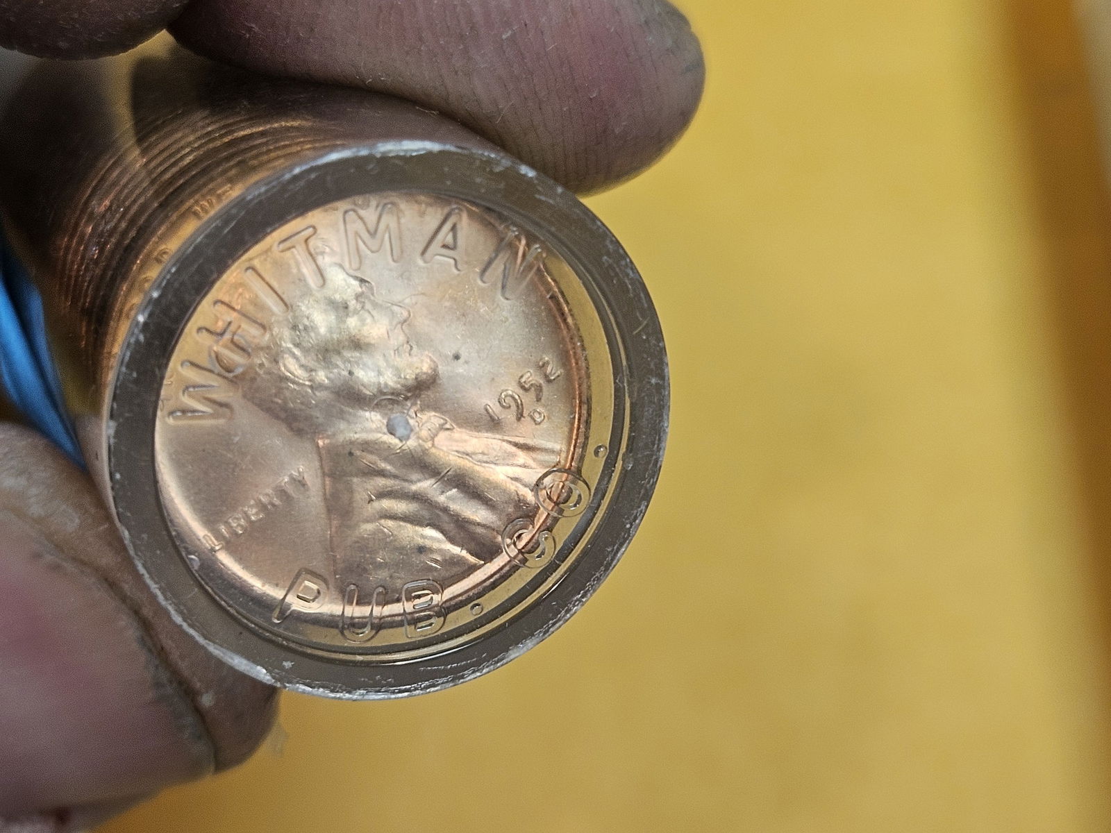 Three partial date Wheat cent rolls - 4