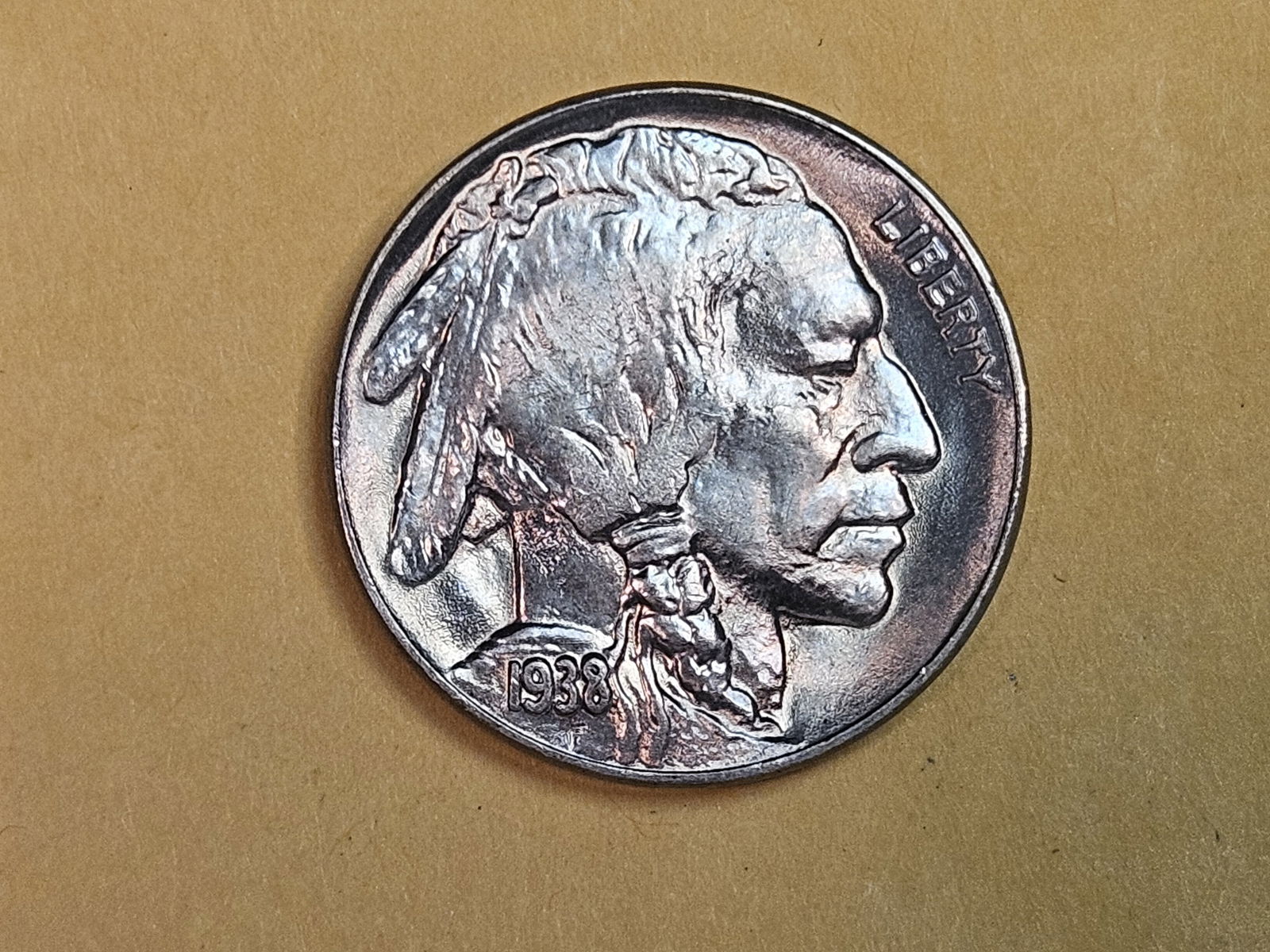 GEM Brilliant Uncirculated 1938-D Buffalo Nickel (1 of 8)
