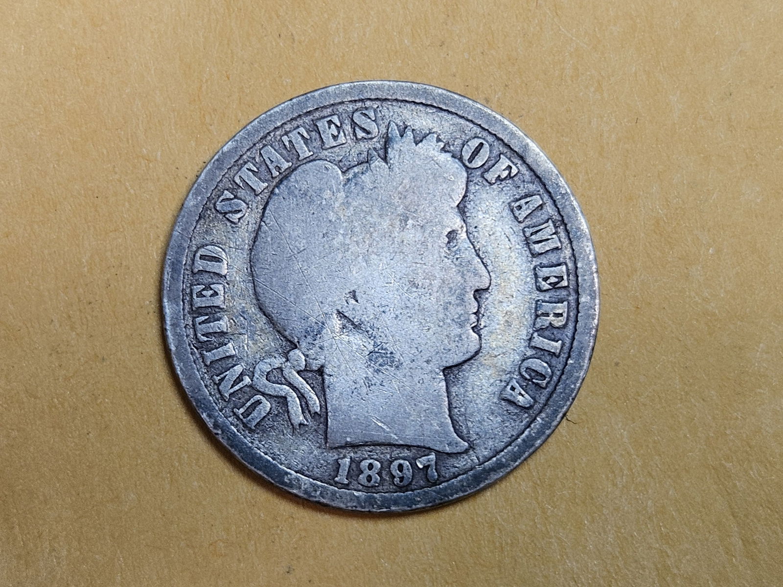 Better Date 1897-S Barber Dime (1 of 3)