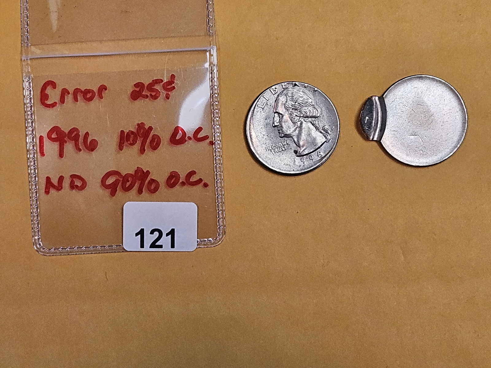 MINT ERRORS! Two Washington Quarters - 2